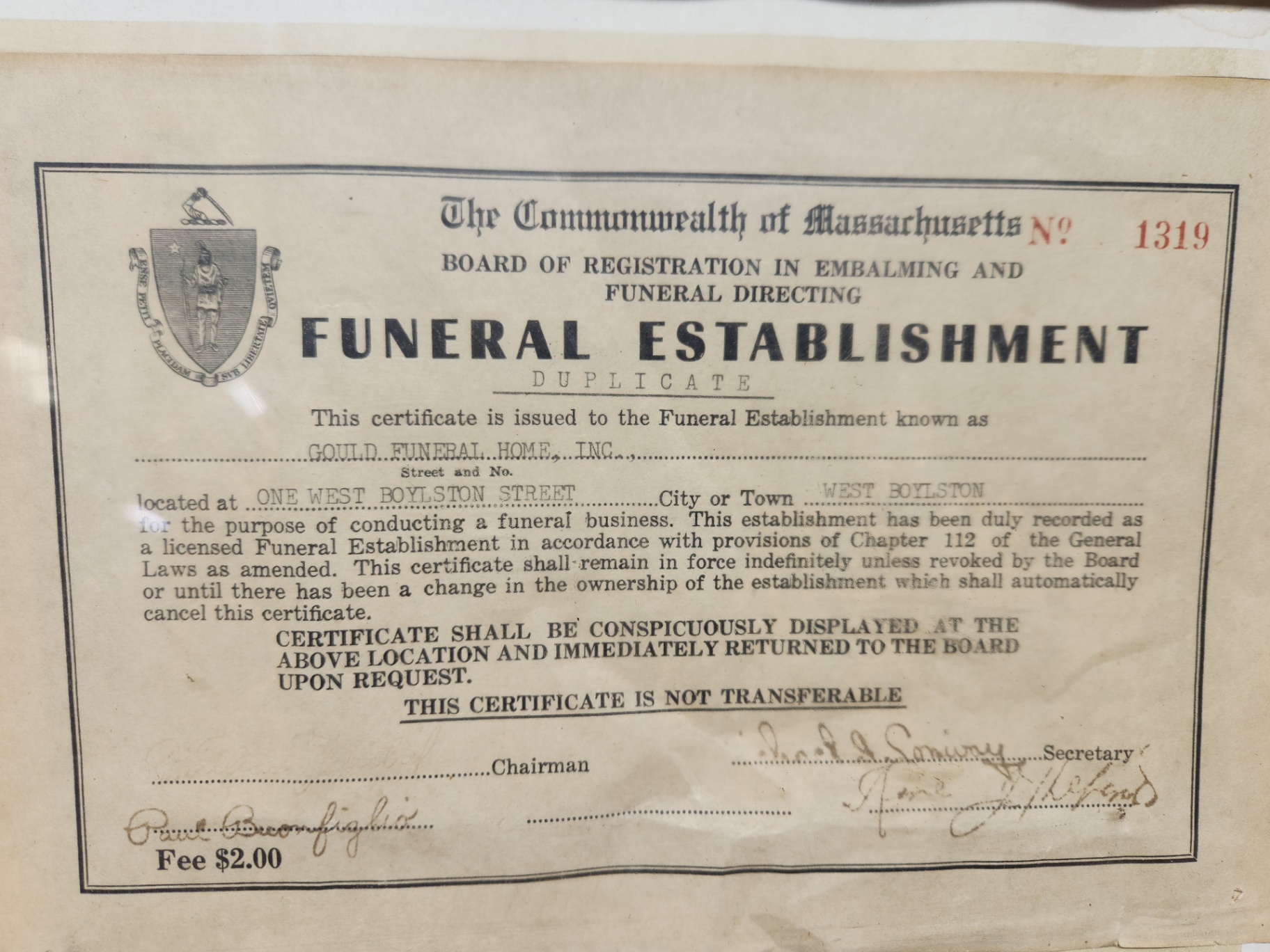 Funeral Establishment Licenses - image 4 of 5