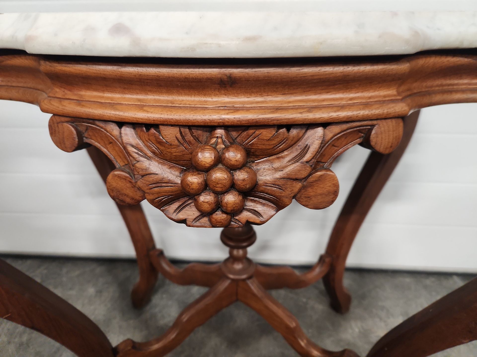 Vintage Marble Top Stand - image 5 of 13