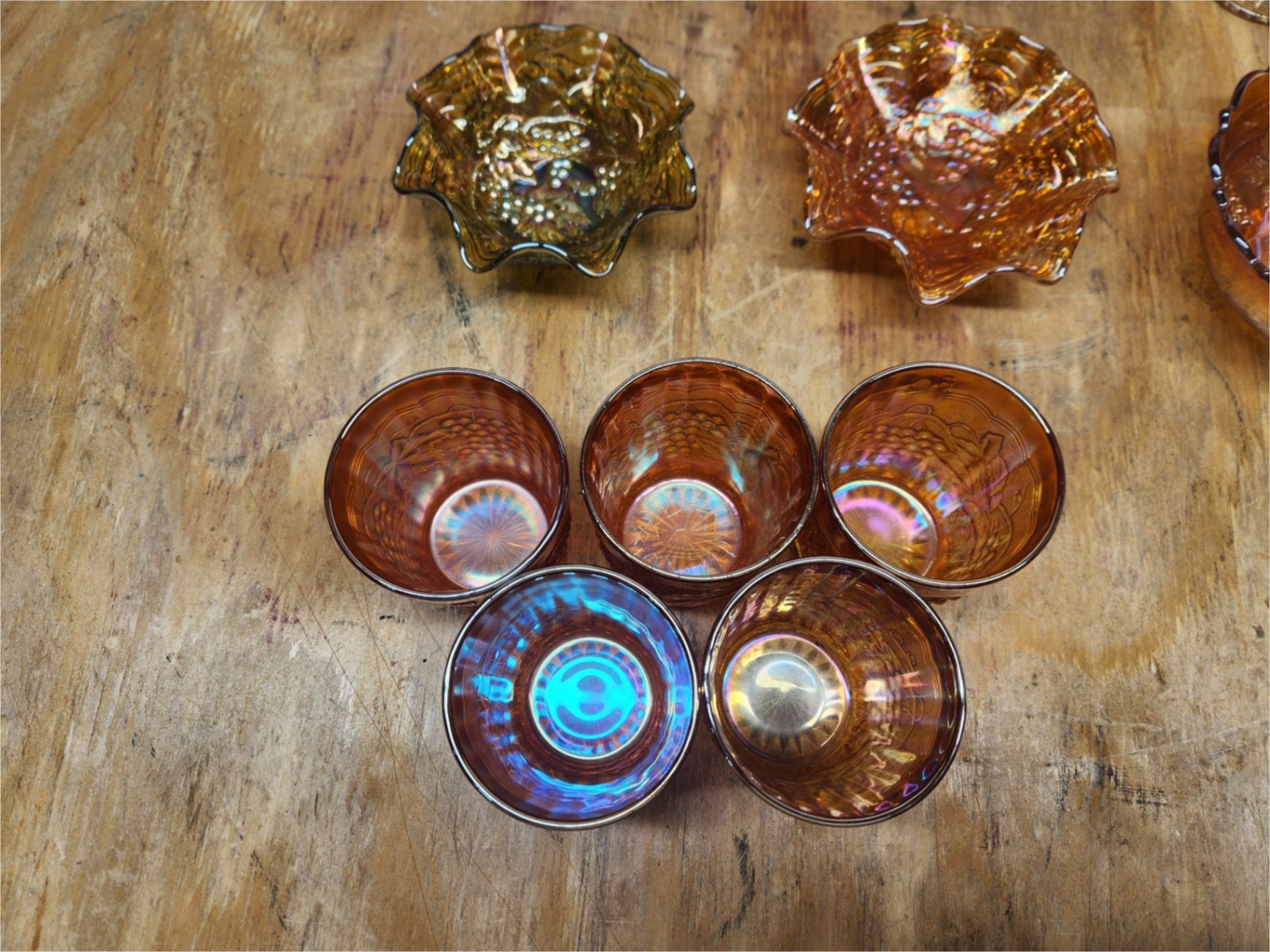 Carnival Glass Lot - image 4 of 21