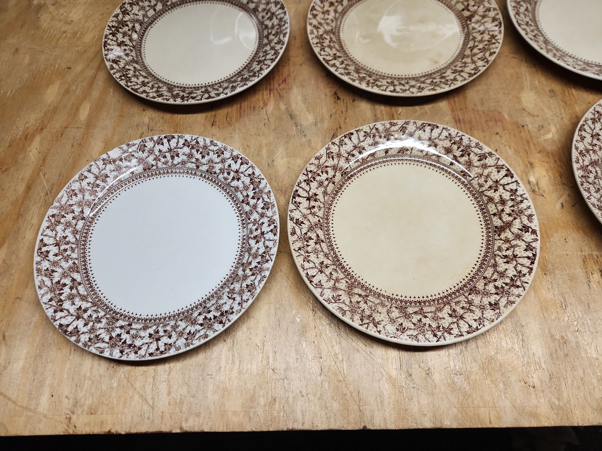 D.B. & Co Imperial Brown Transferware - image 4 of 24