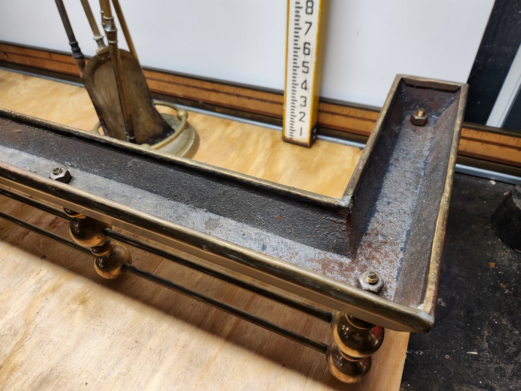 Brass Fireplace Lot - image 8 of 12