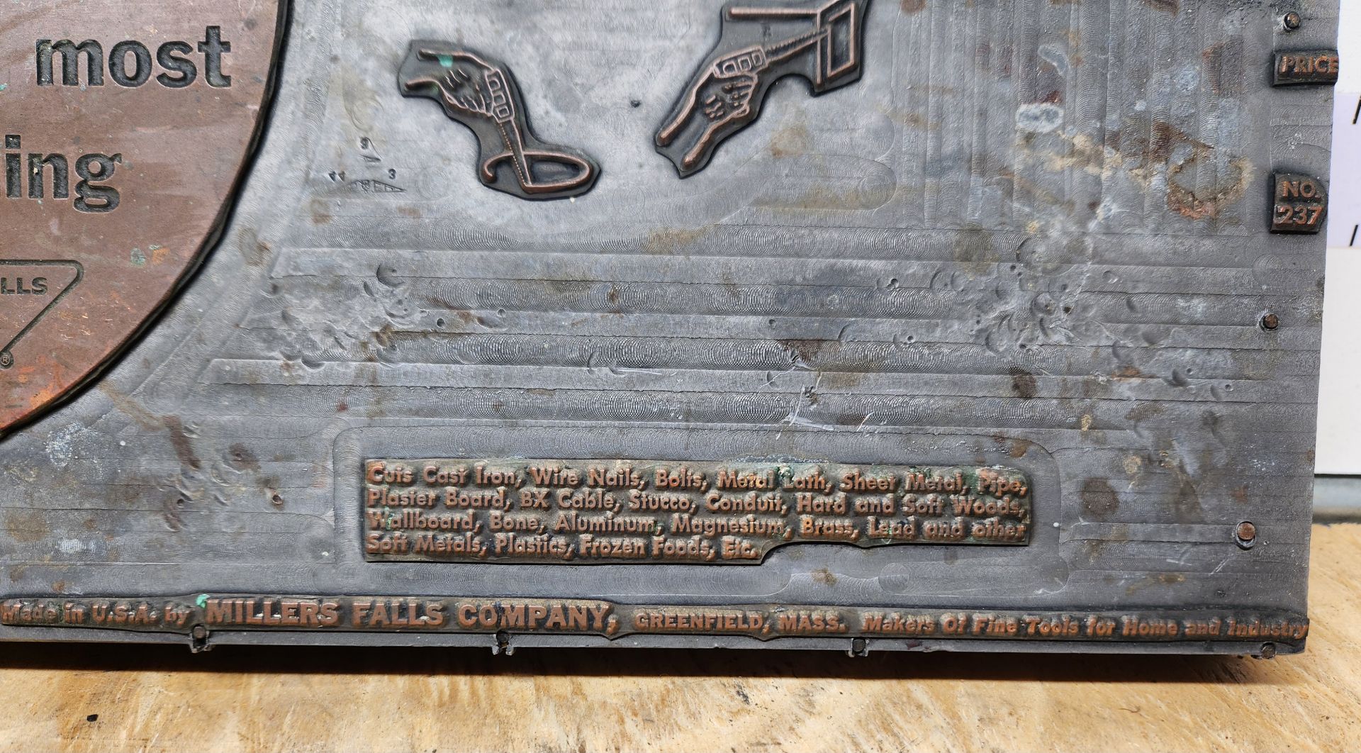 Letterpress Print Block Advertising Lot - image 13 of 13