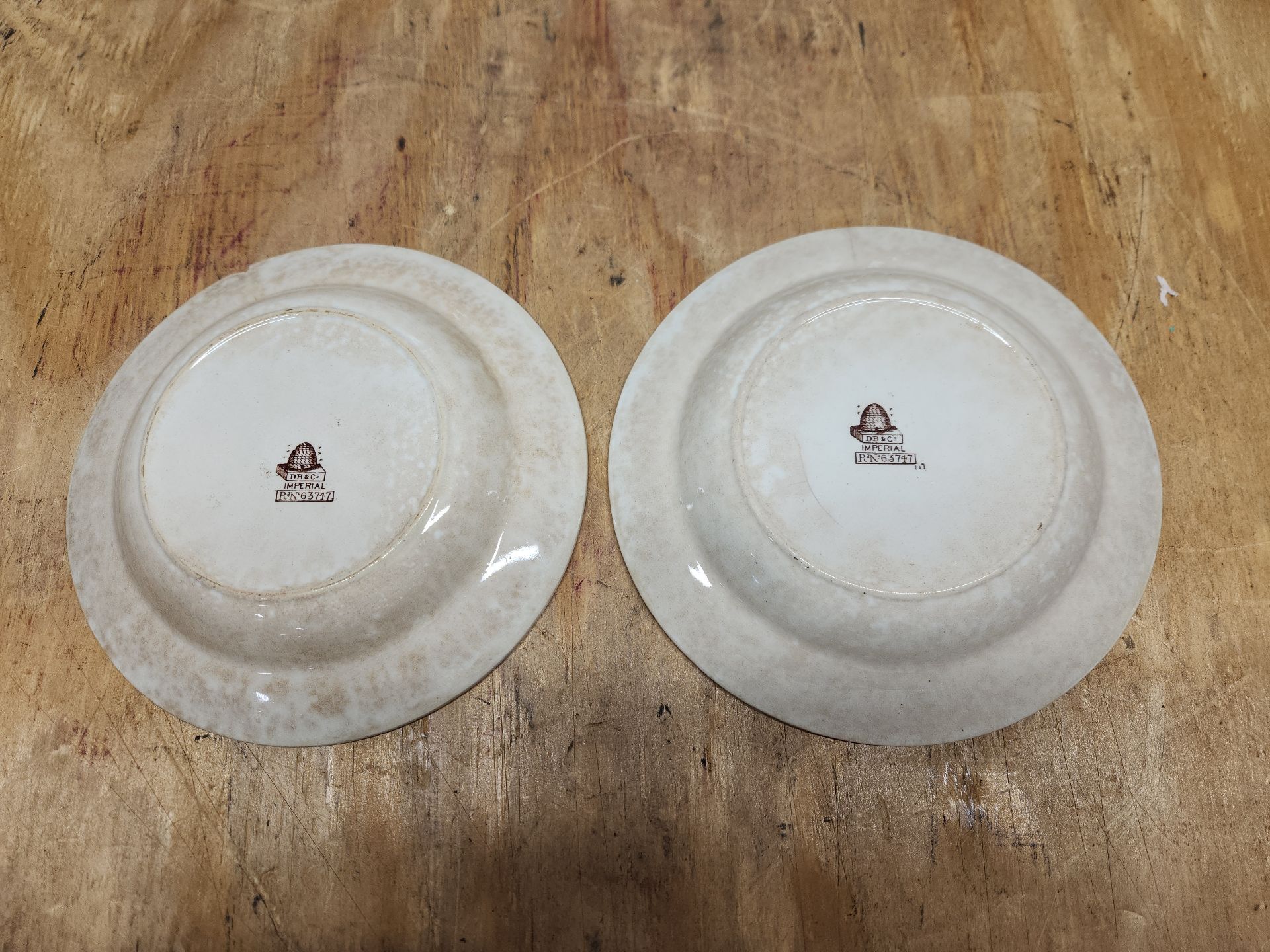 D.B. & Co Imperial Brown Transferware - image 22 of 24