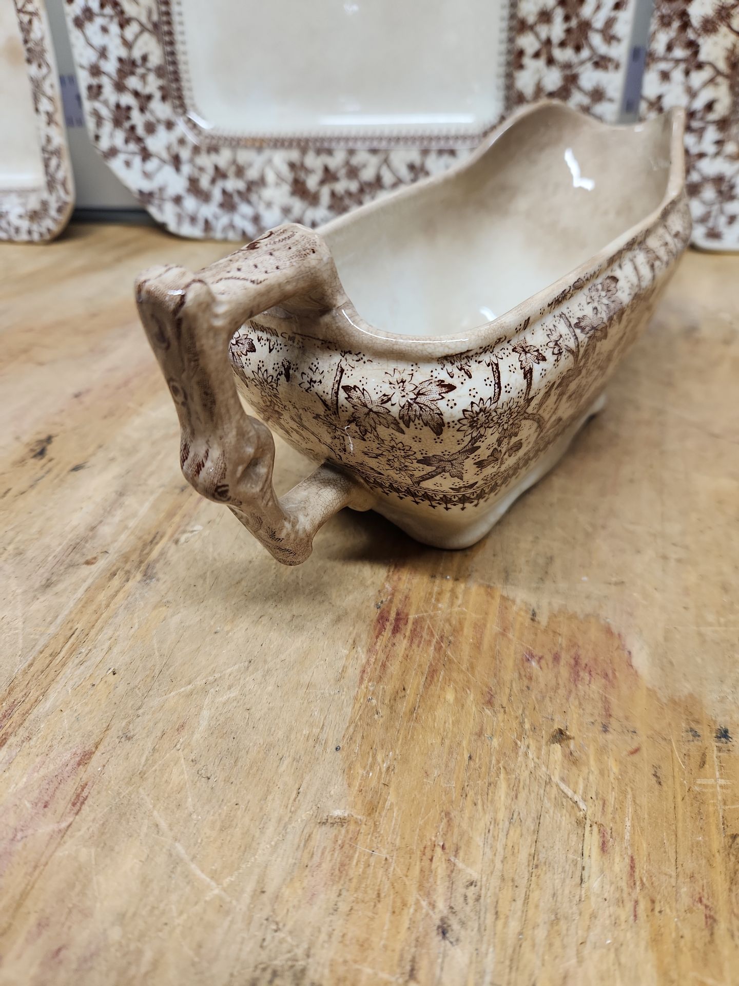 D.B. & Co Imperial Brown Transferware Lot - image 30 of 43