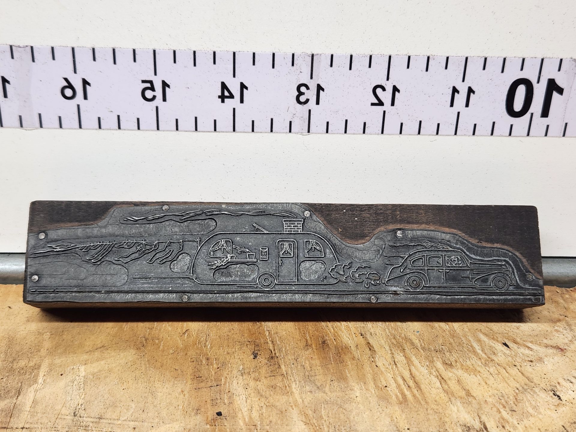 Gas & Oil Letterpress Print Block Lot - image 6 of 8