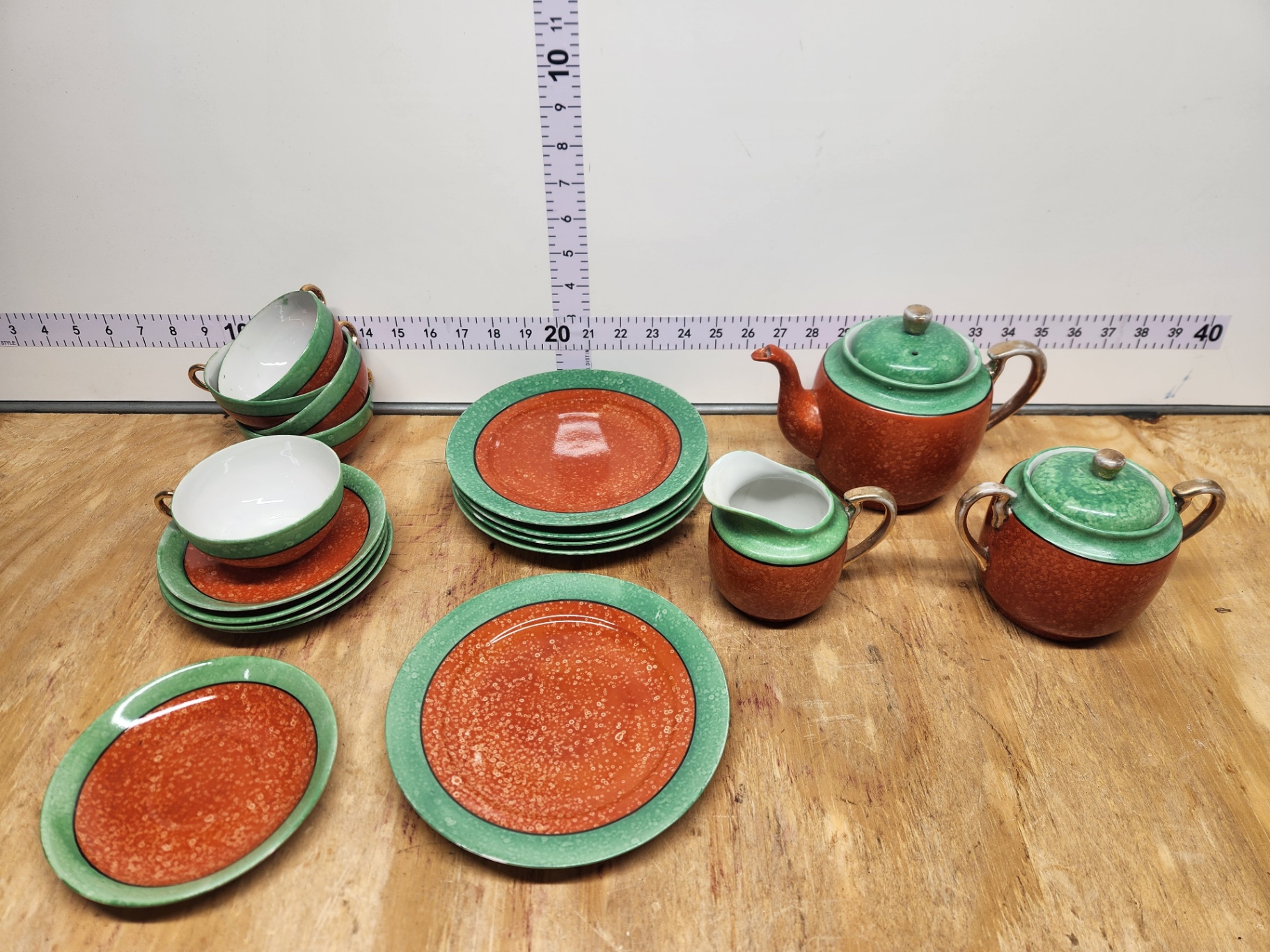 Vintage Hand Painted Japanese Tea Set - image 1 of 11