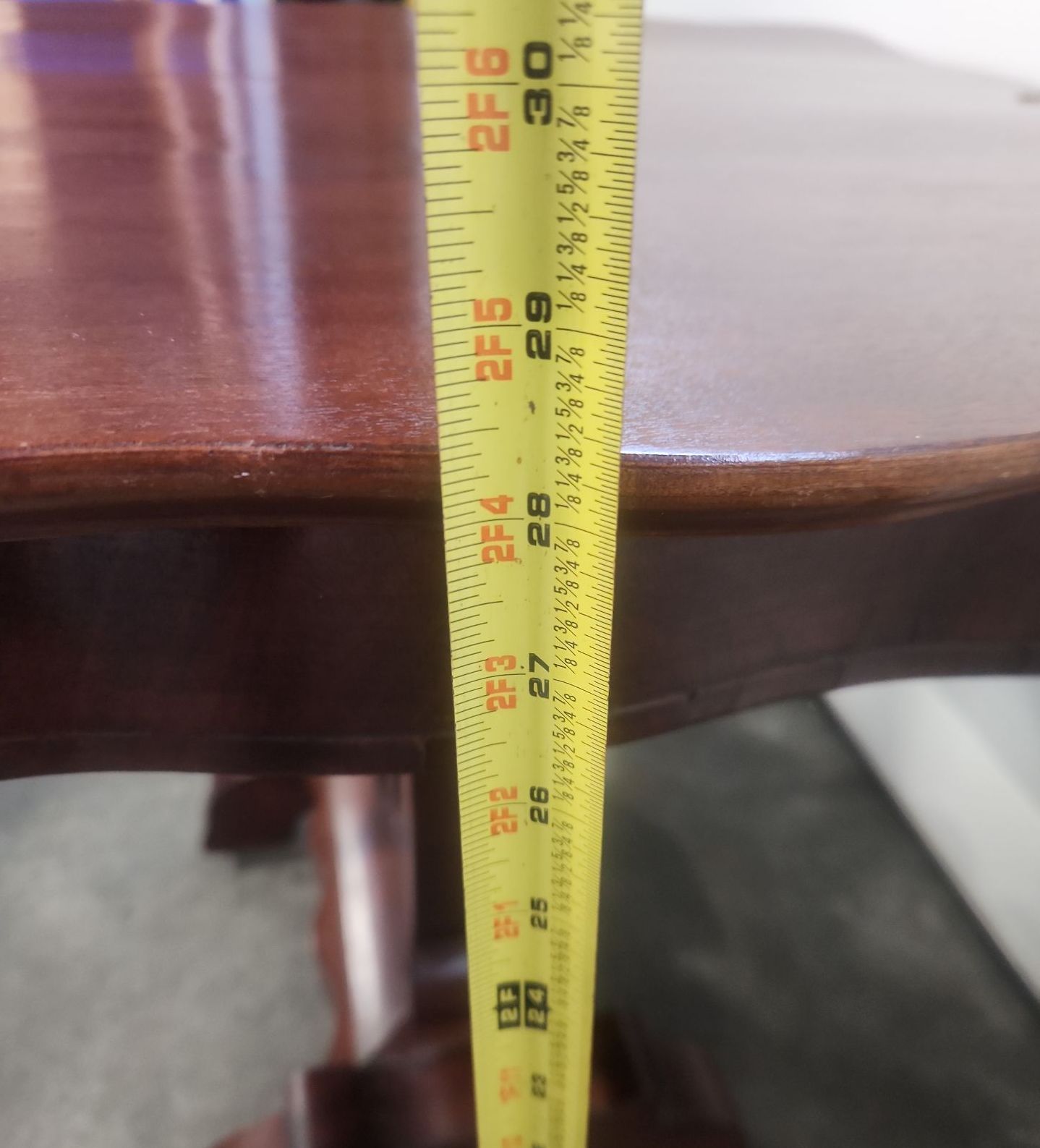 Antique Mahogany Flip Top Card Table - image 17 of 17