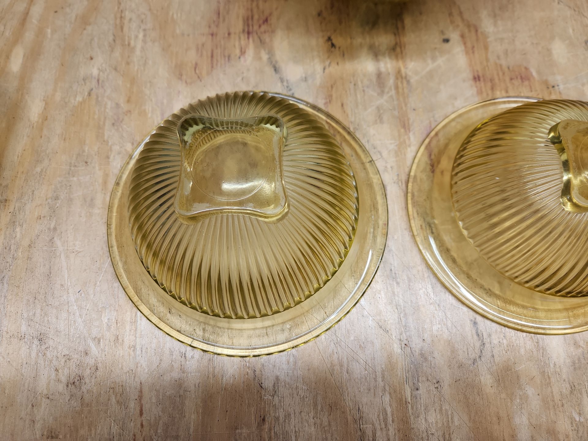 6 Federal Depression Glass Nesting Bowls - image 12 of 16