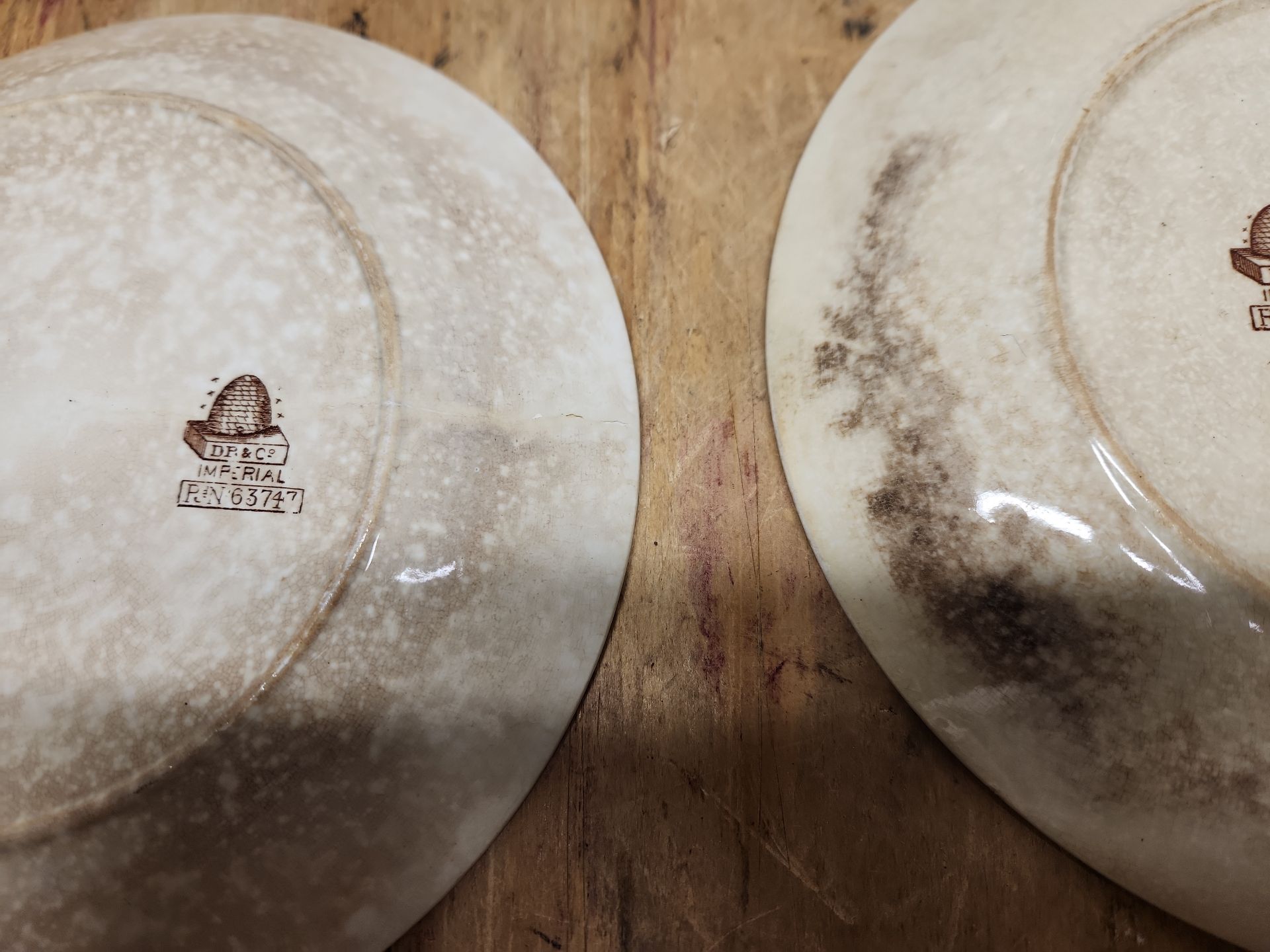 D.B. & Co Imperial Brown Transferware - image 18 of 24