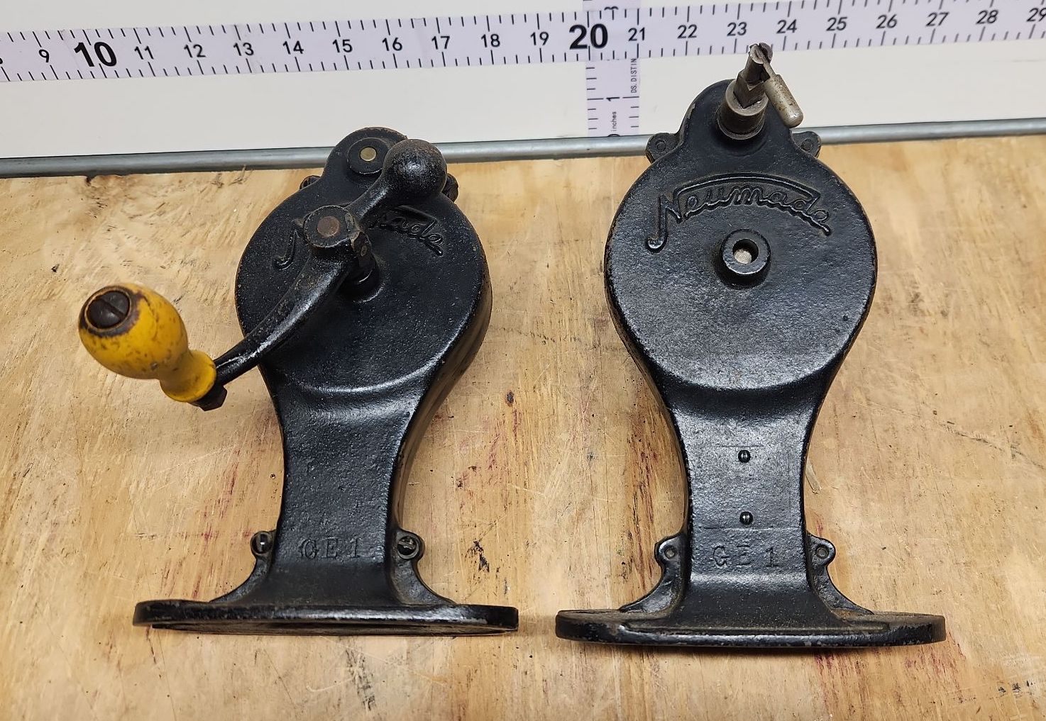 Antique Neumade Everwear Cast Iron Film Rewinders - image 9 of 9