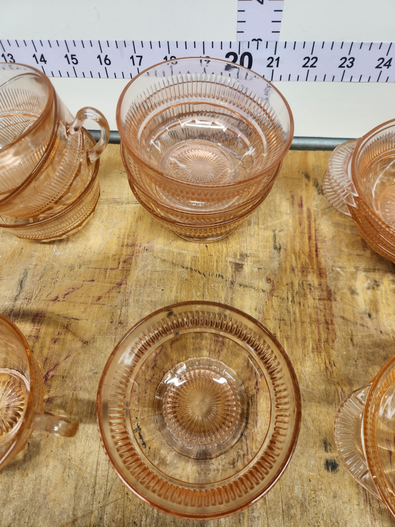 Pink Depression Glass Lot - image 4 of 17