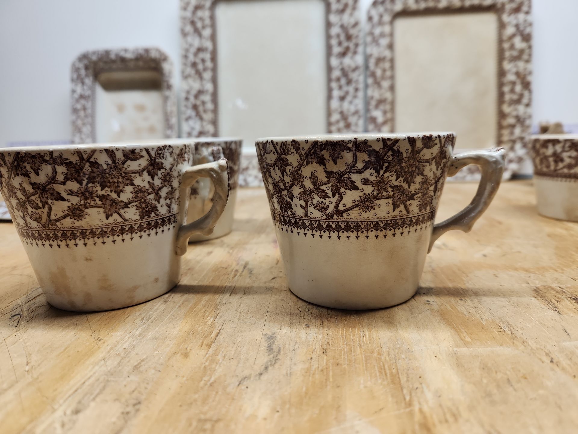 D.B. & Co Imperial Brown Transferware Lot - image 14 of 43