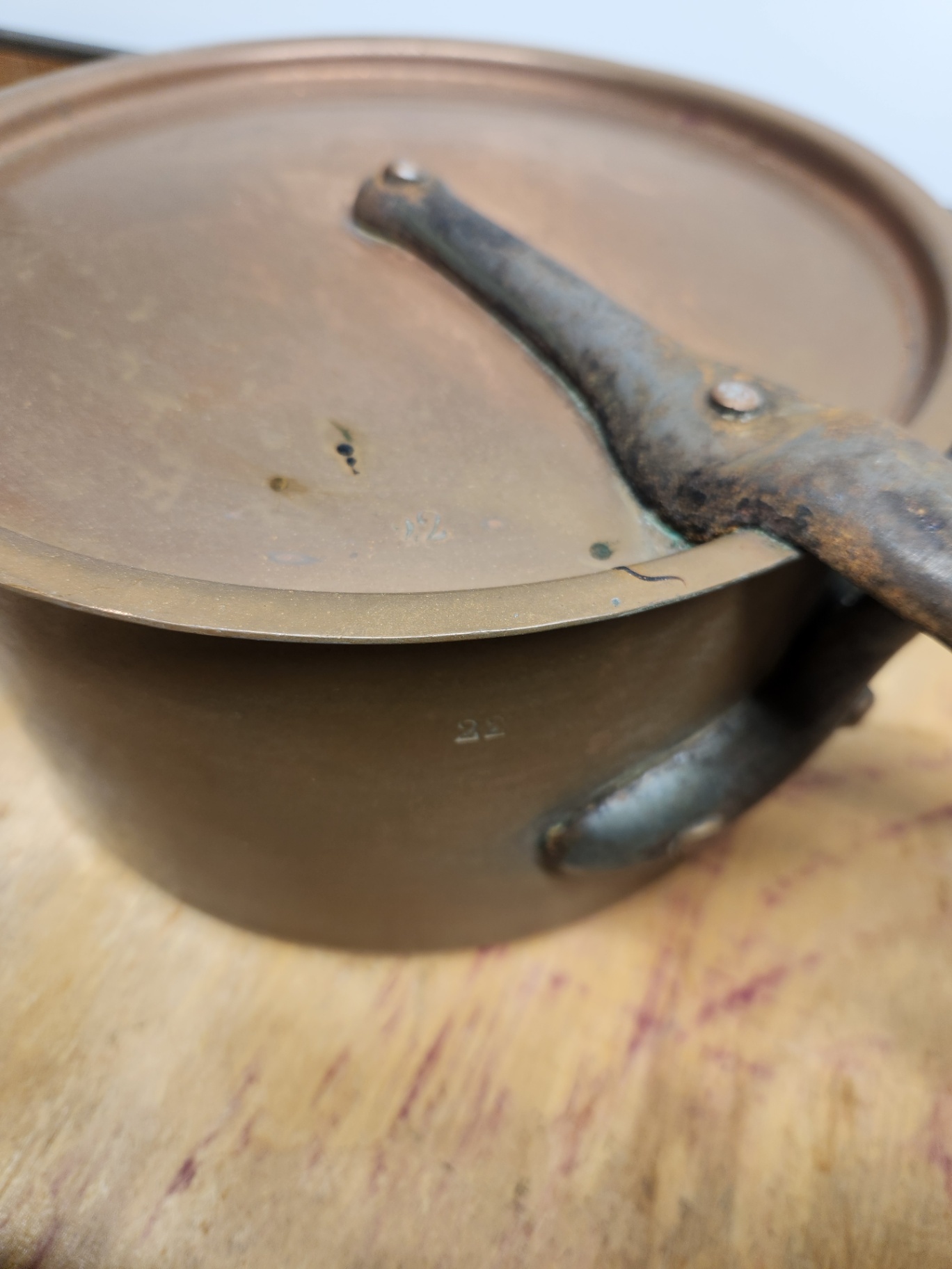 Vintage Copper Pots - image 3 of 13