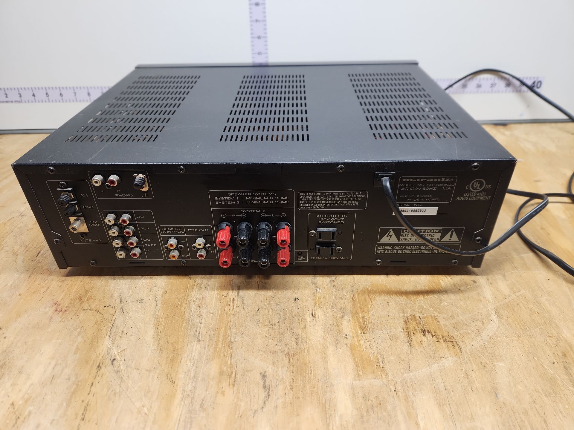 Marantz Hi-Fi Stereo Receiver SR-48mk II - image 6 of 9