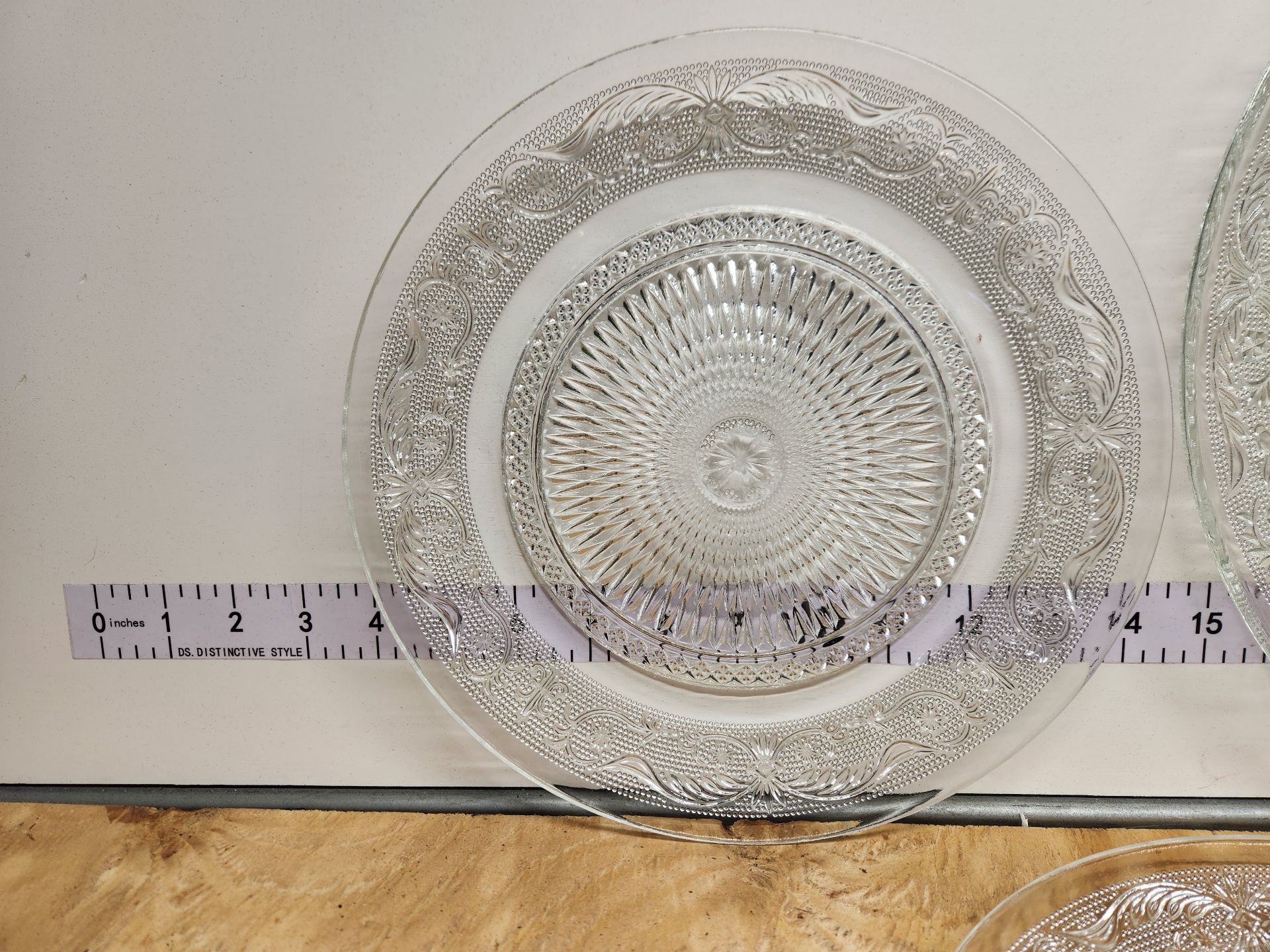 Pressed Plates & Platter Lot - image 6 of 13