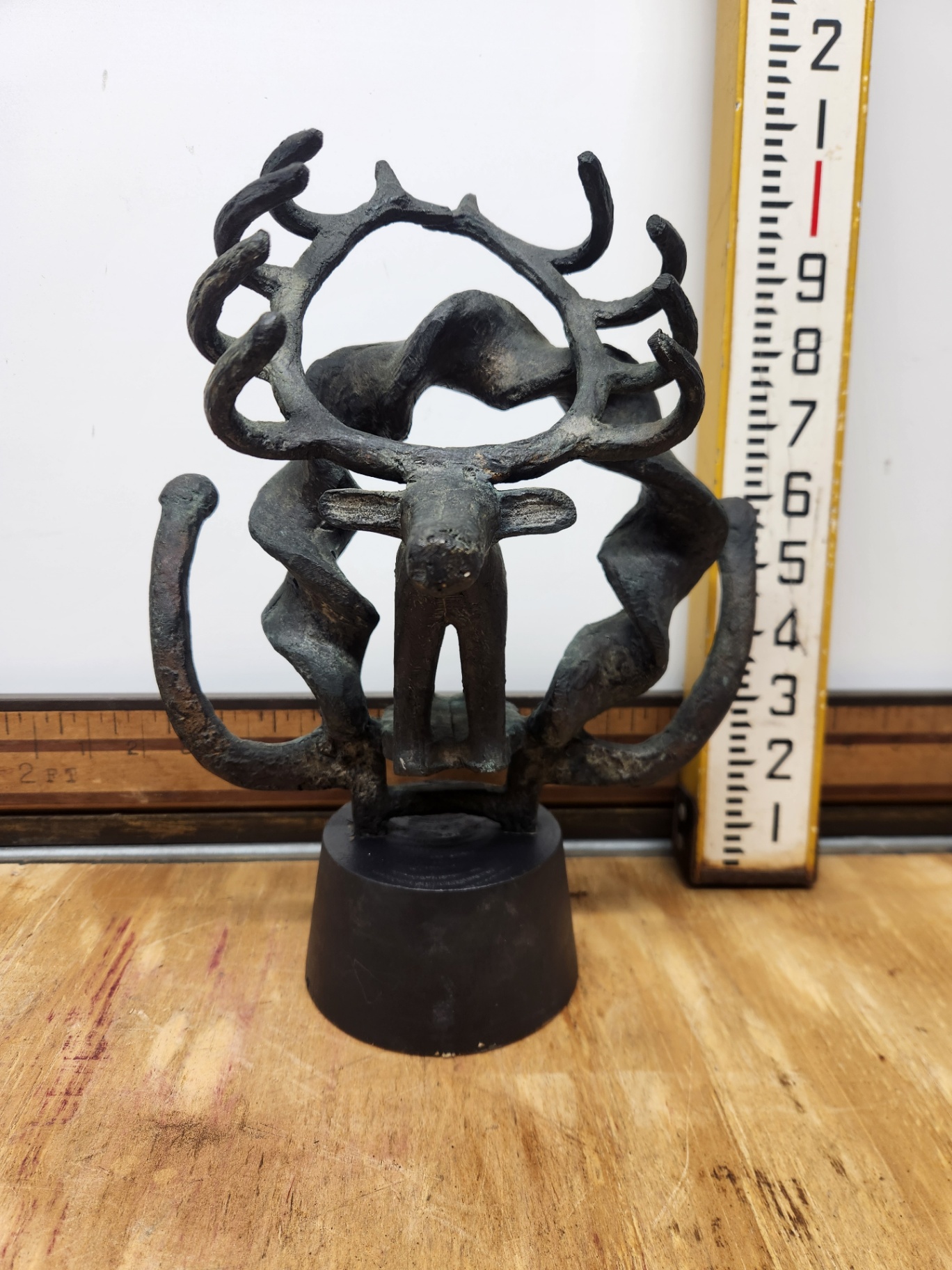 Vintage Anatolian Bronze Iron Ceremonial Standard - image 1 of 7