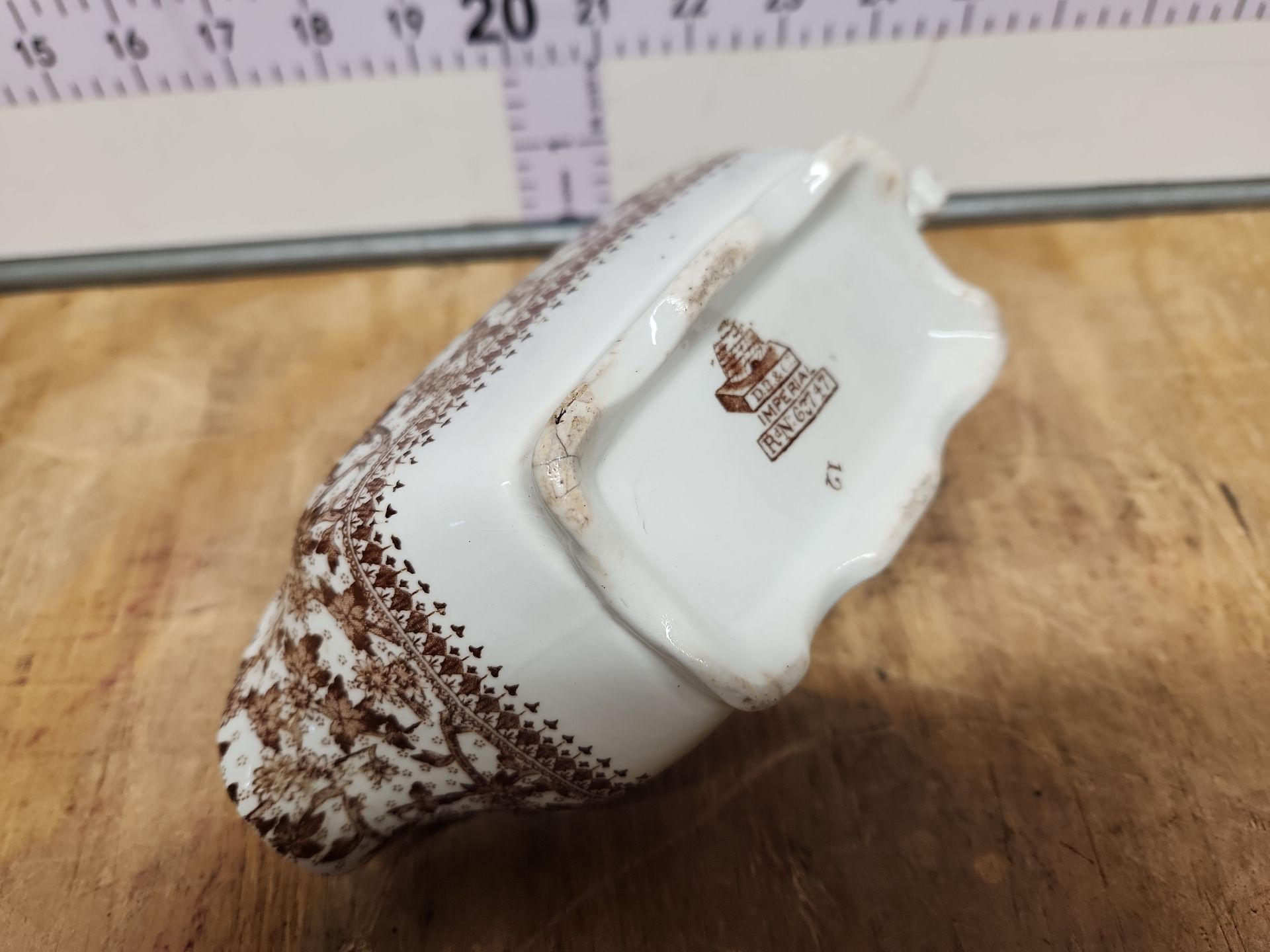 D.B. & Co Imperial Brown Transferware - image 17 of 34