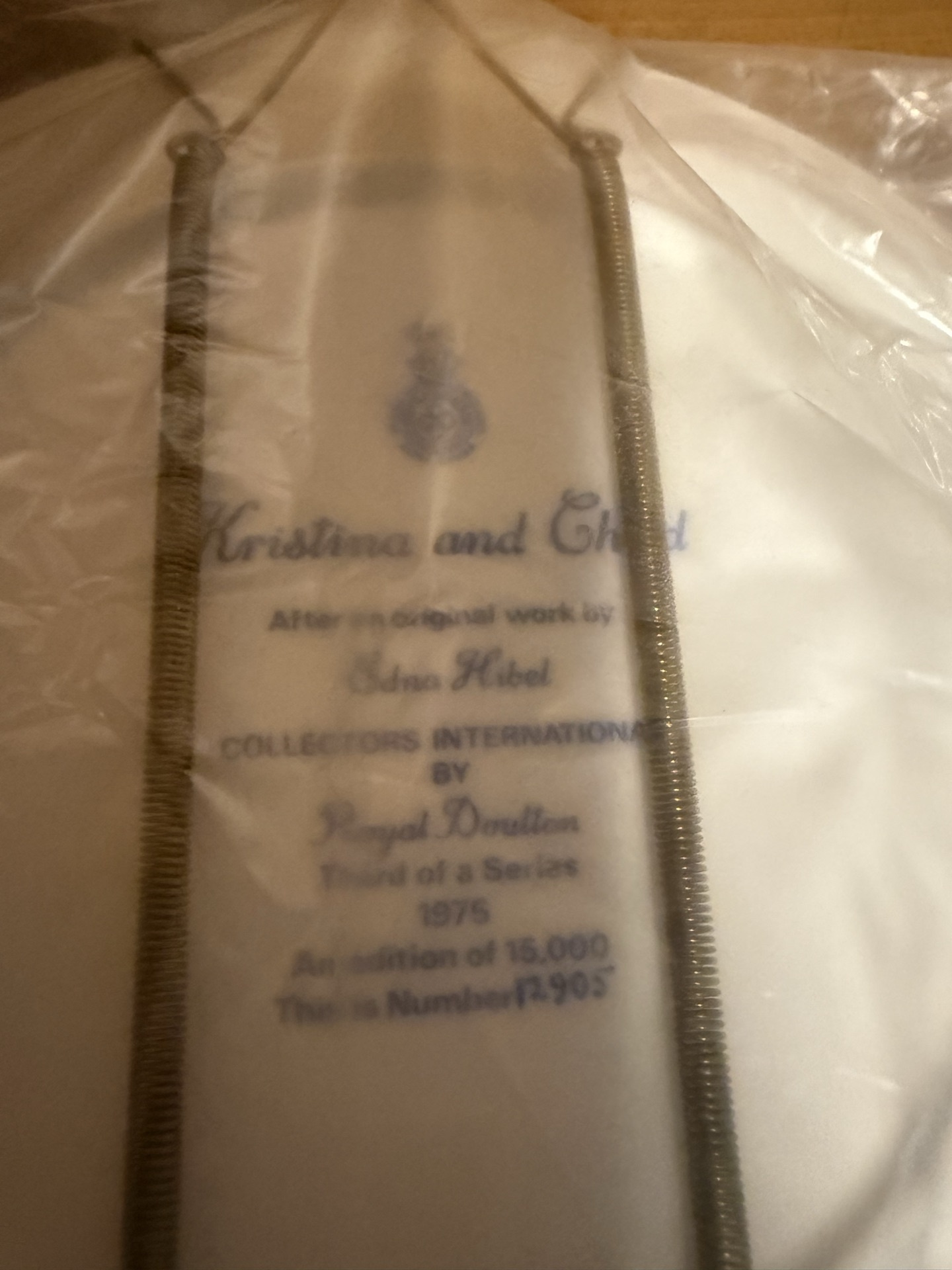 Royal Doulton Edna Hibel-inspired mother-and-child collectible plates - image 7 of 9