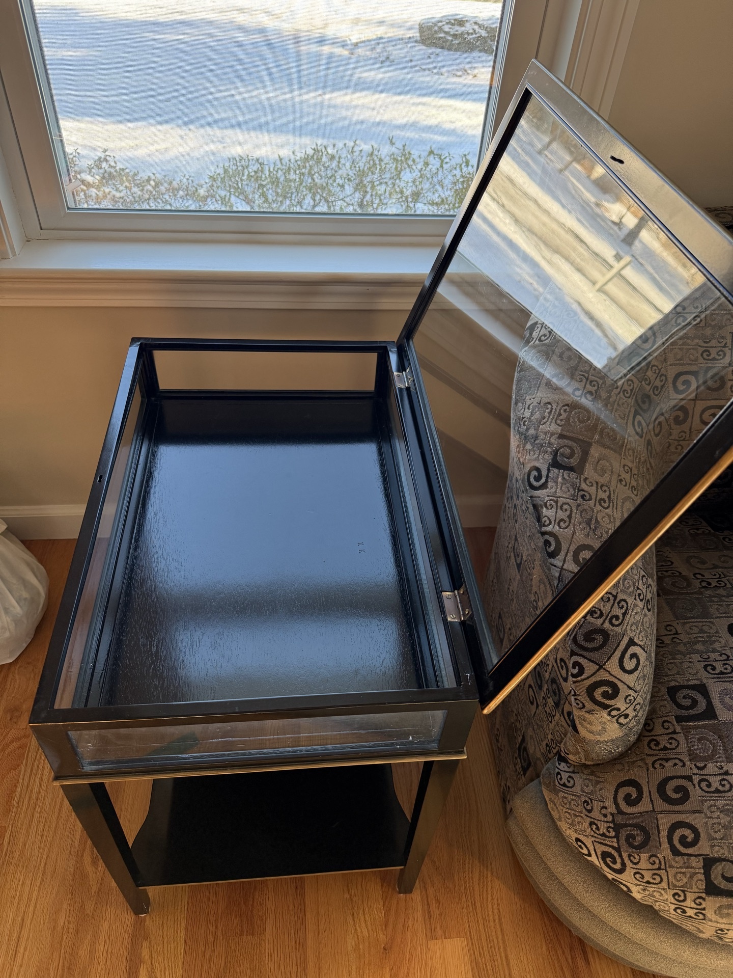 Maison Jansen style display end table - image 3 of 5