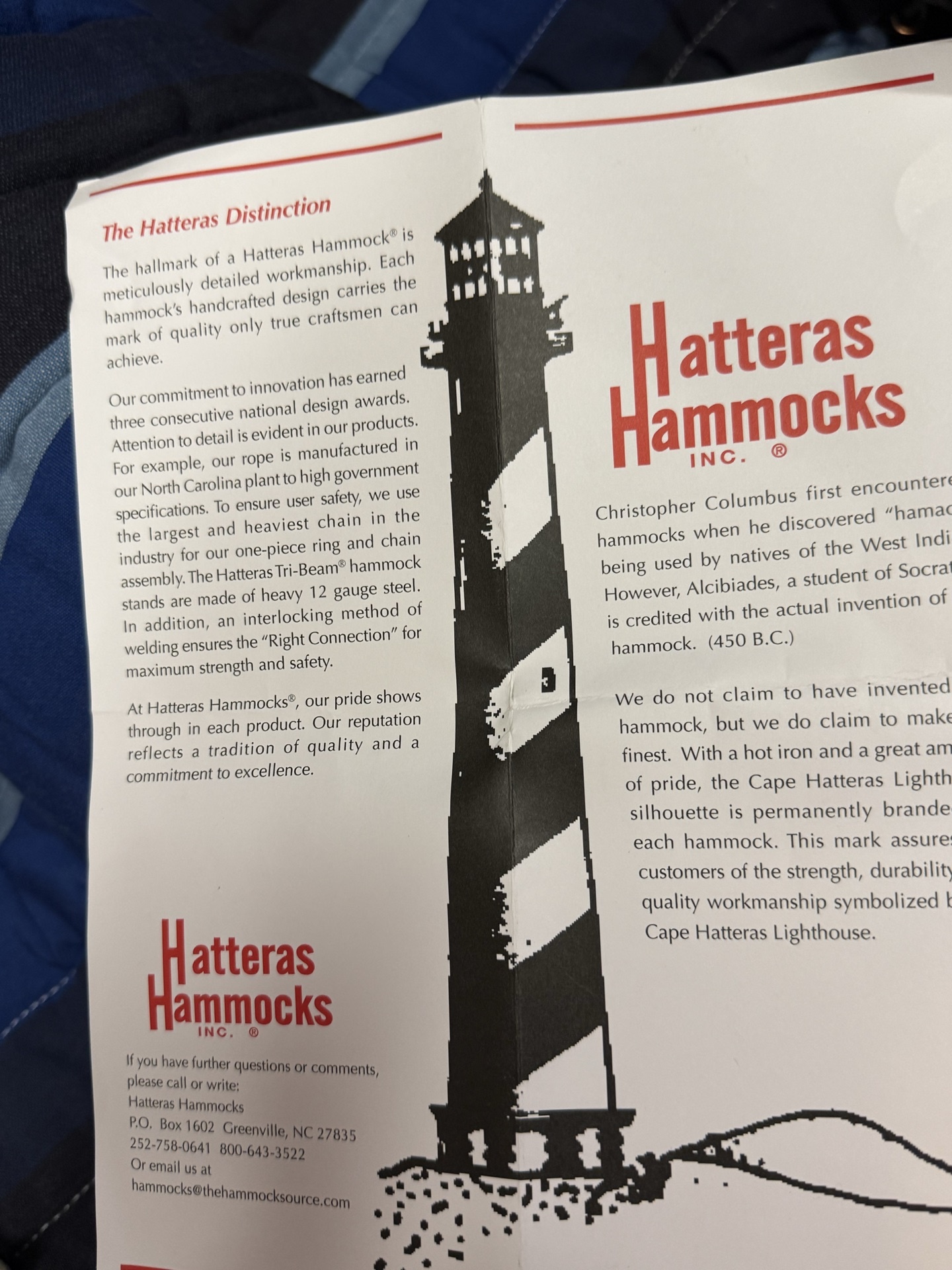 Hammock set with stand and wheel kit with brochures - image 3 of 6