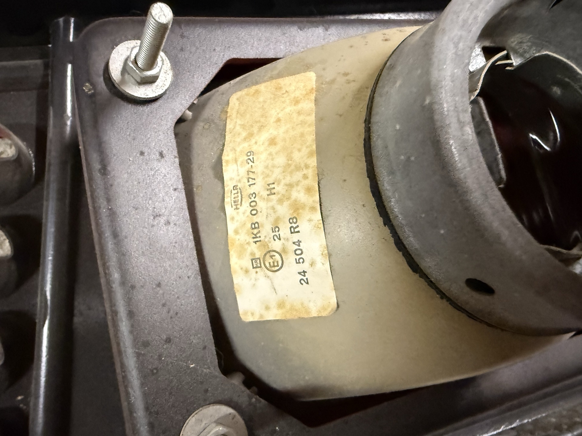 Red front grille with integrated rectangular headlights and related automotive parts - image 5 of 7