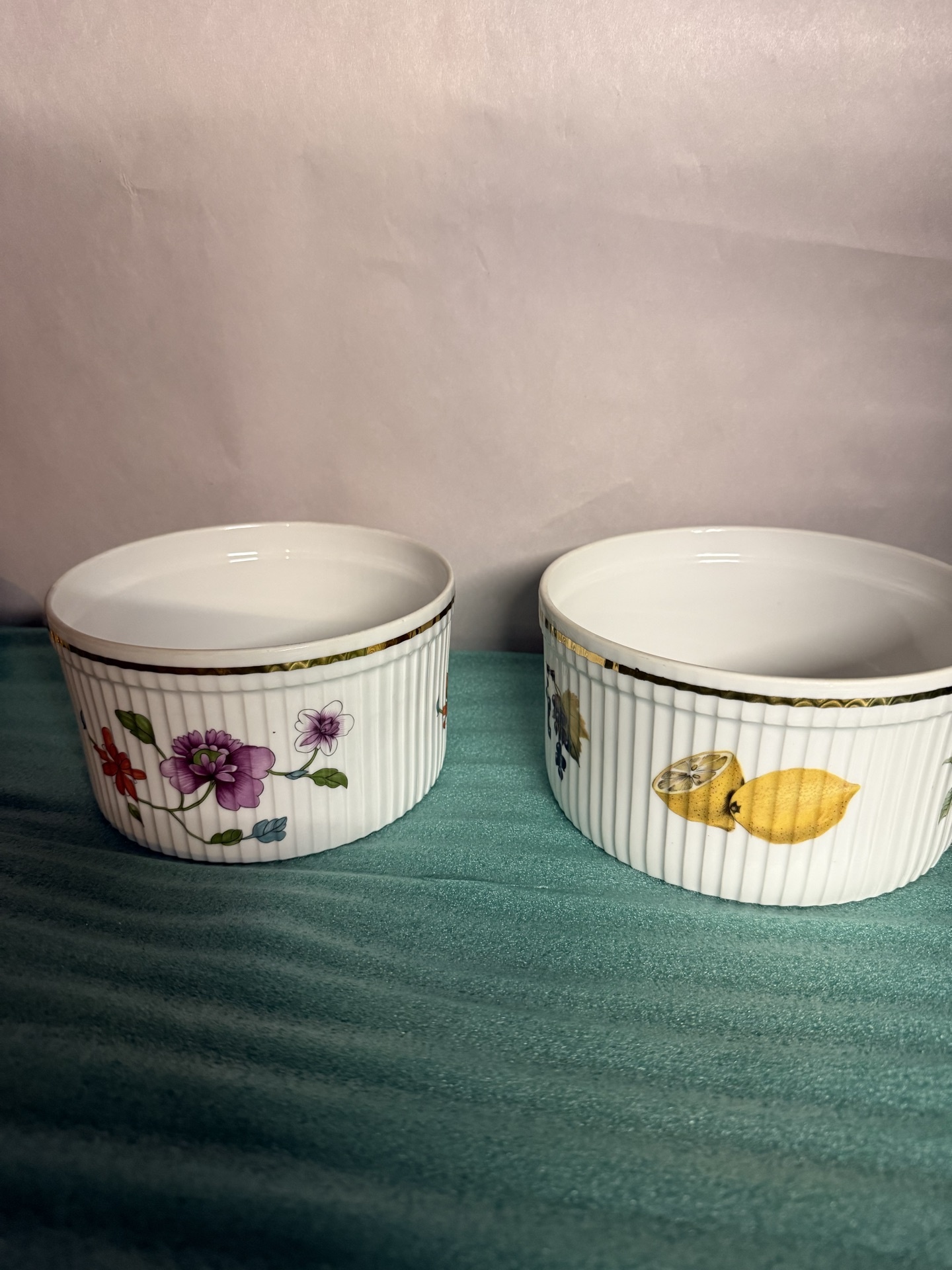 Royal Worcester porcelain lidded bowls and covered dishes with fruit and asparagus motifs - image 2 of 10