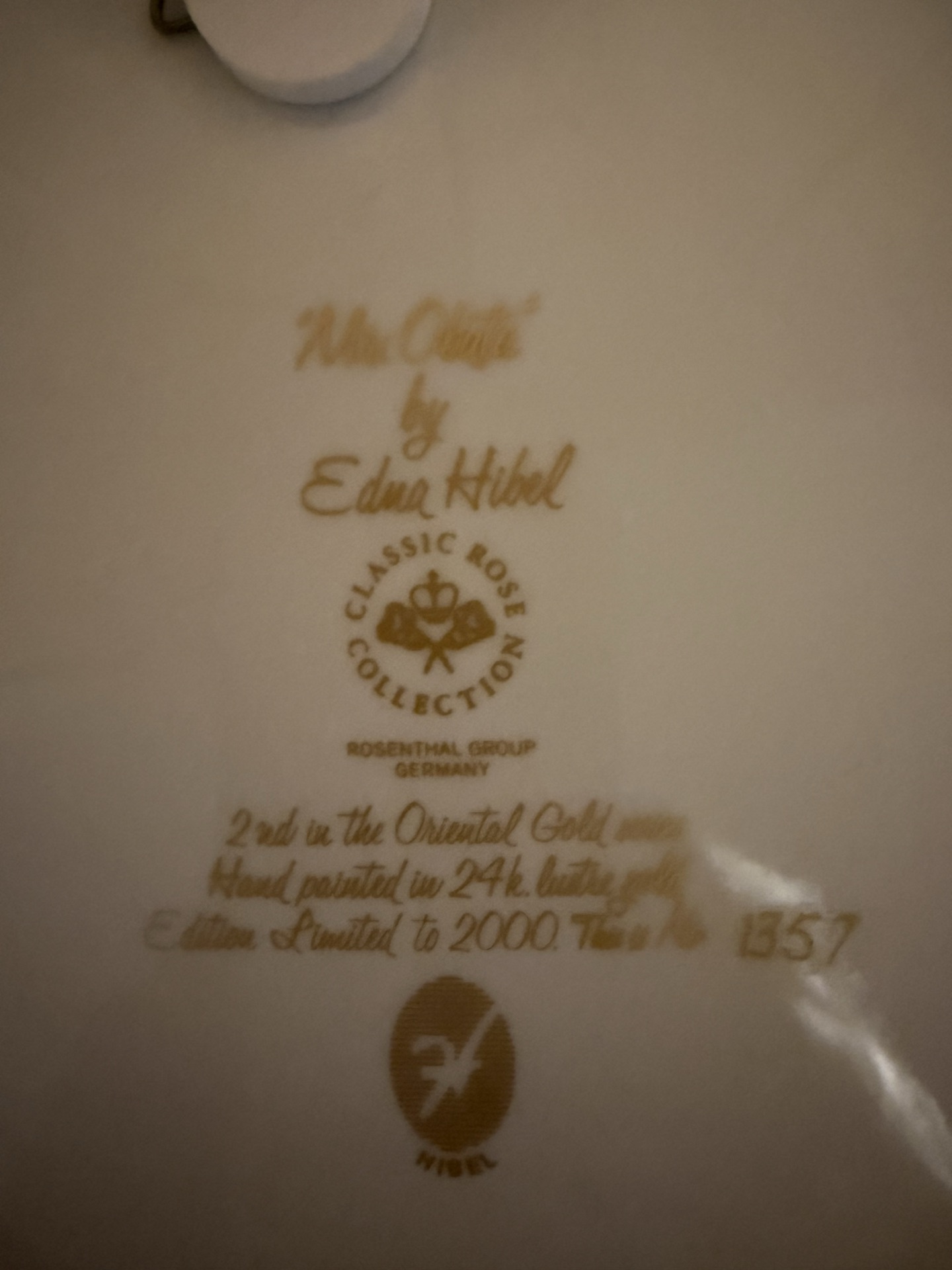 Three Edna Hibel Rosenthal Limited Edition Plates - image 3 of 6