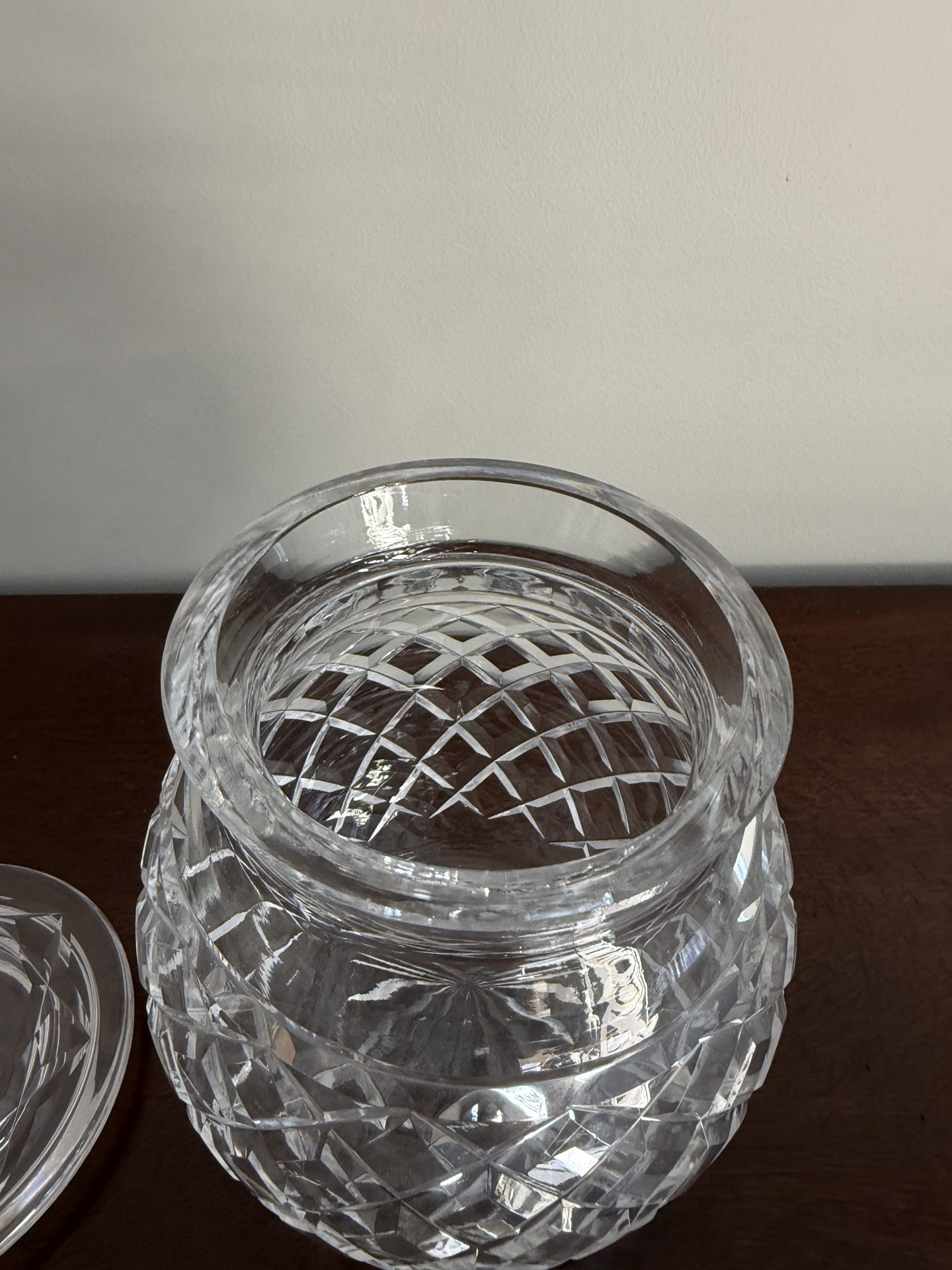Waterford crystal covered jar - image 2 of 4