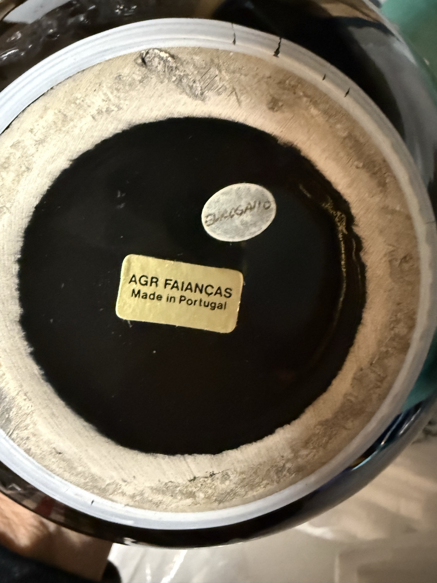 Floral ceramic plate, pitcher, and decorative vase - image 4 of 7