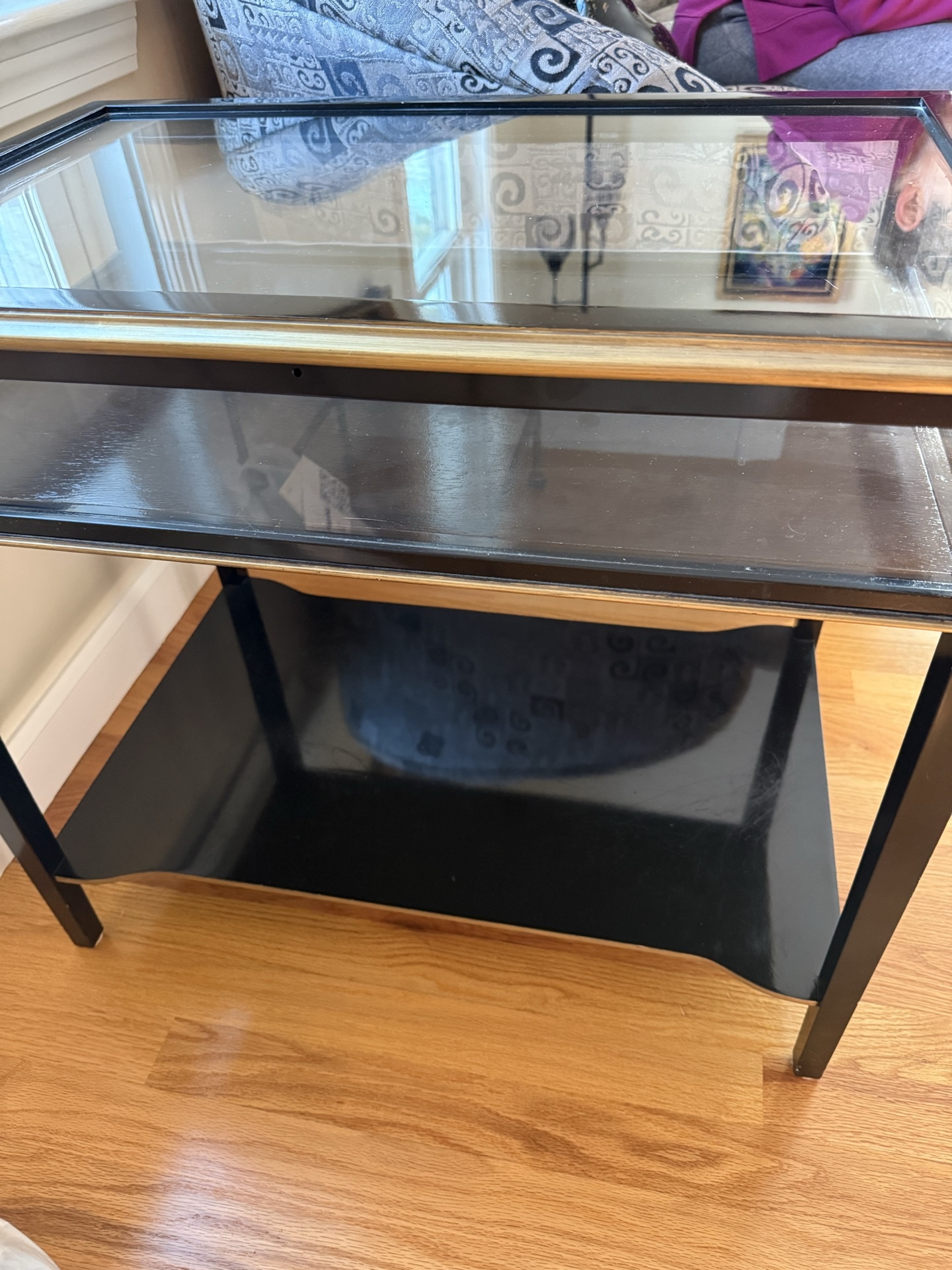 Maison Jansen style display end table - image 4 of 5