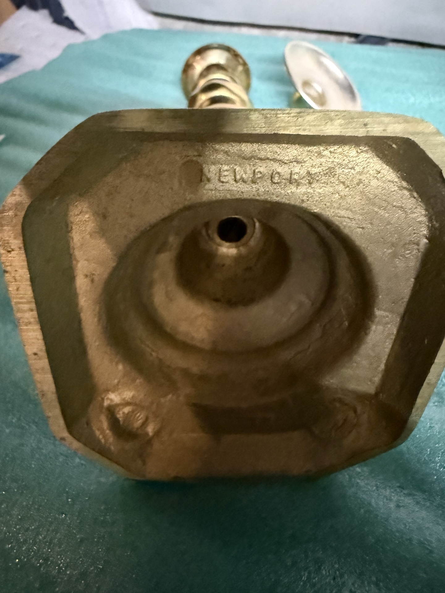 Brass Candlesticks and Metal Giraffe Figurines - image 5 of 6