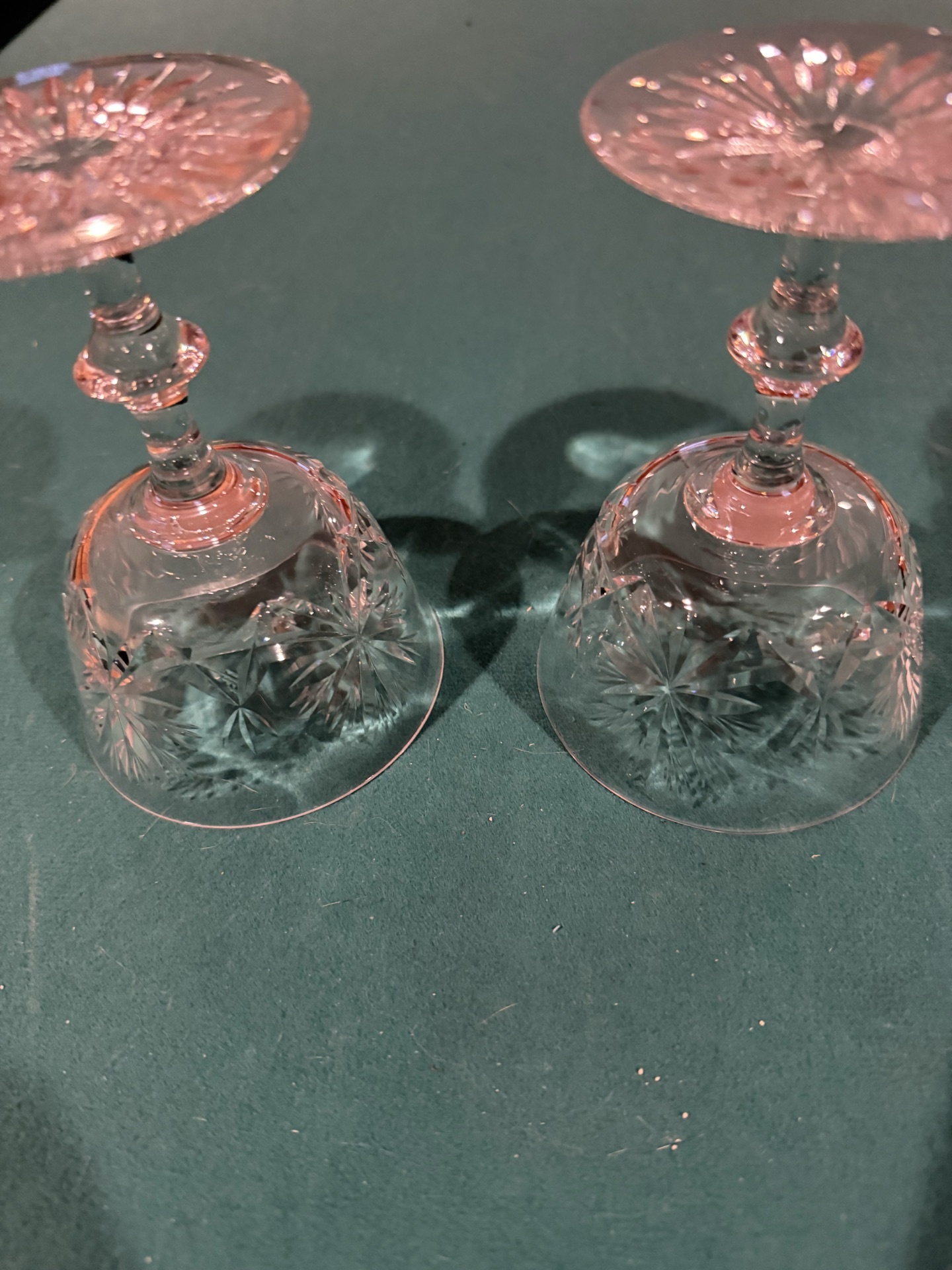 Crystal stemware set (14 pieces) - image 4 of 5