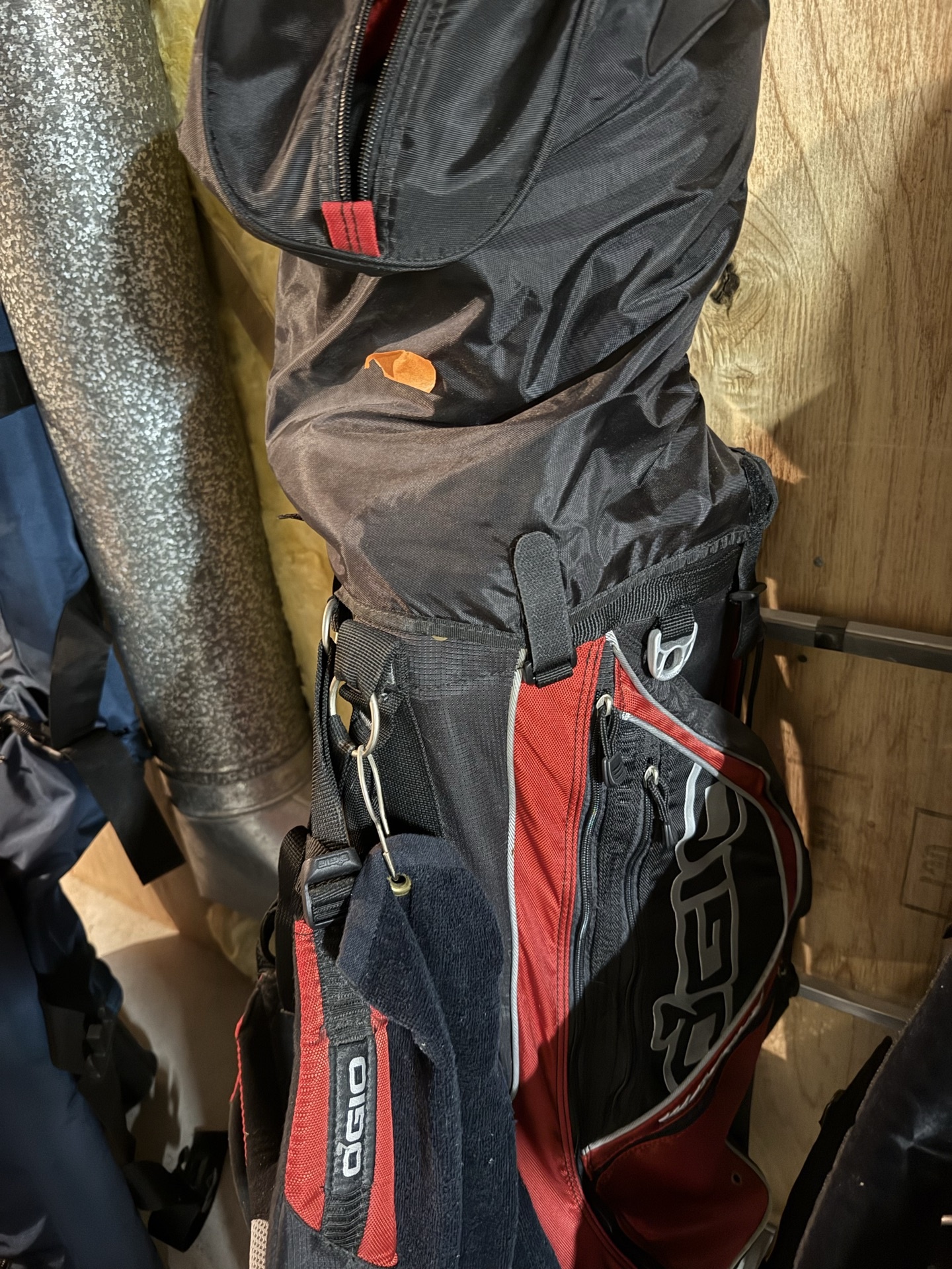 Tommy Armour golf clubs in OGIO bag with red headcovers - image 3 of 4
