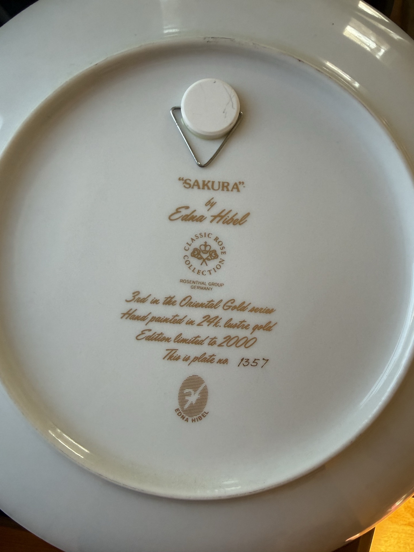 Edna Hibel Sakura and Michio Decorative Plates - image 2 of 4