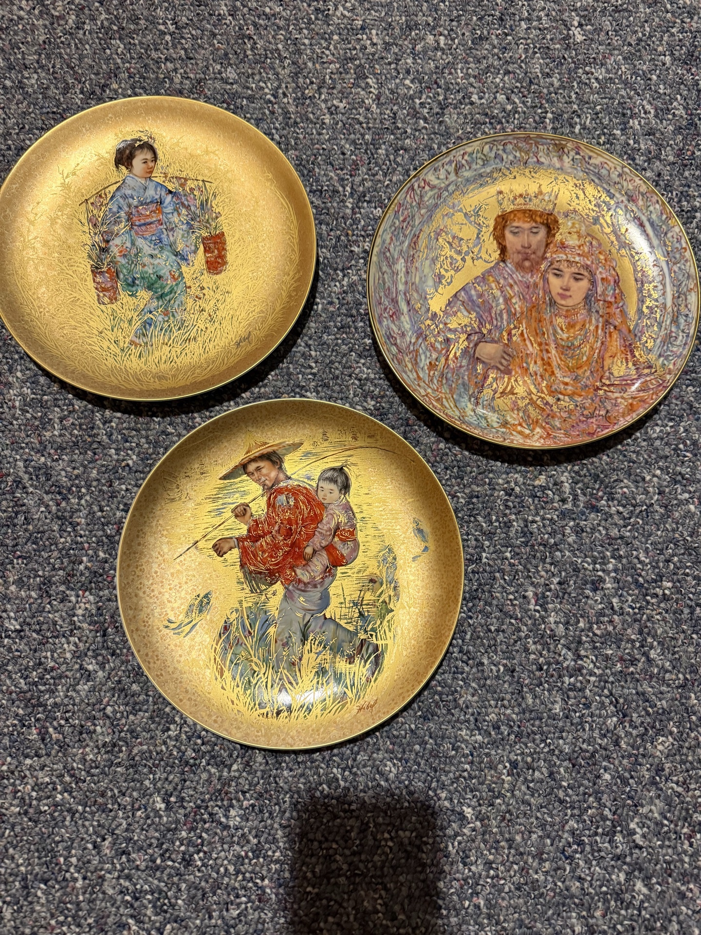 Three Edna Hibel Rosenthal Limited Edition Plates - image 1 of 6