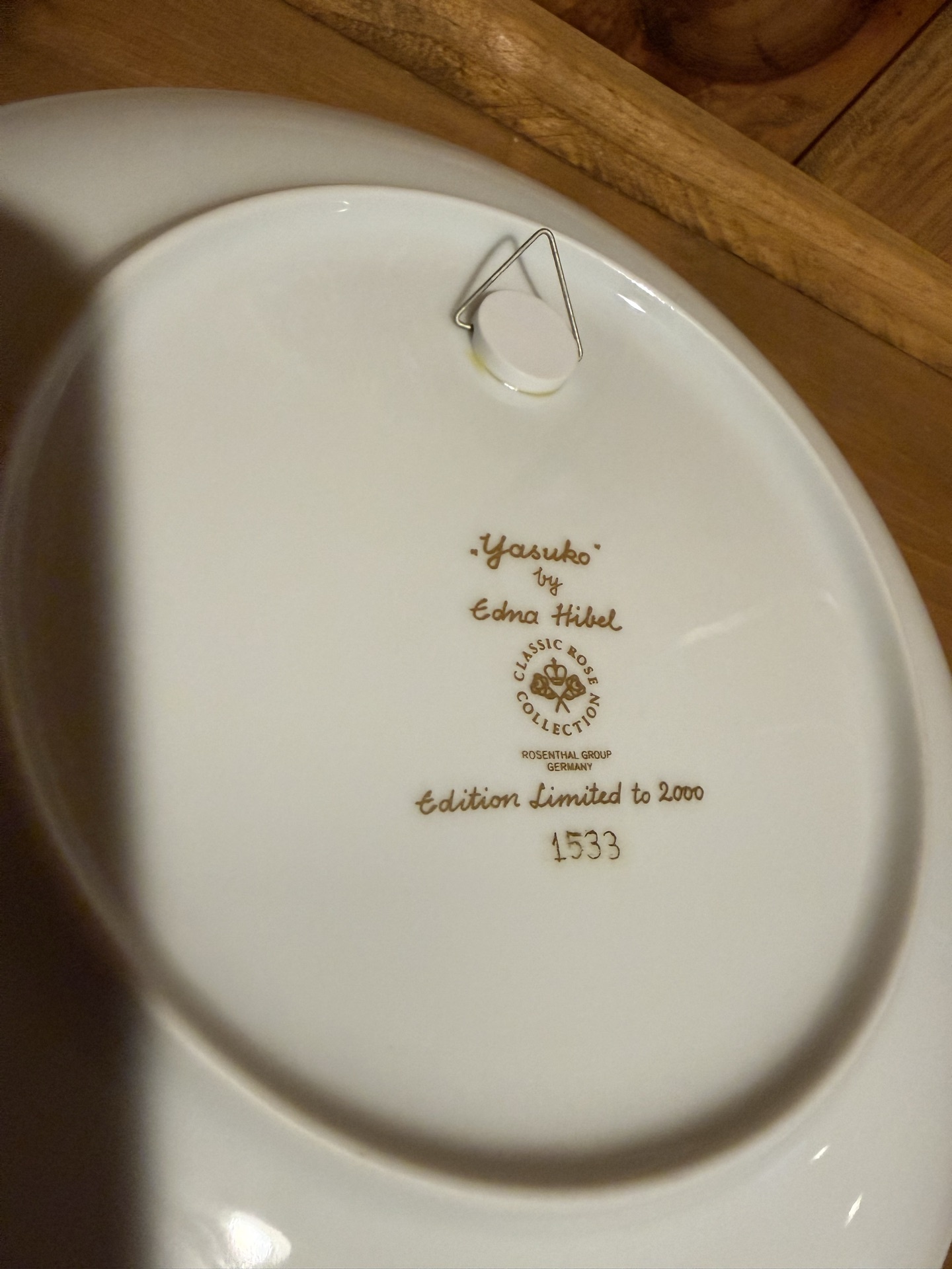 Three Edna Hibel Rosenthal Limited Edition Plates - image 4 of 6