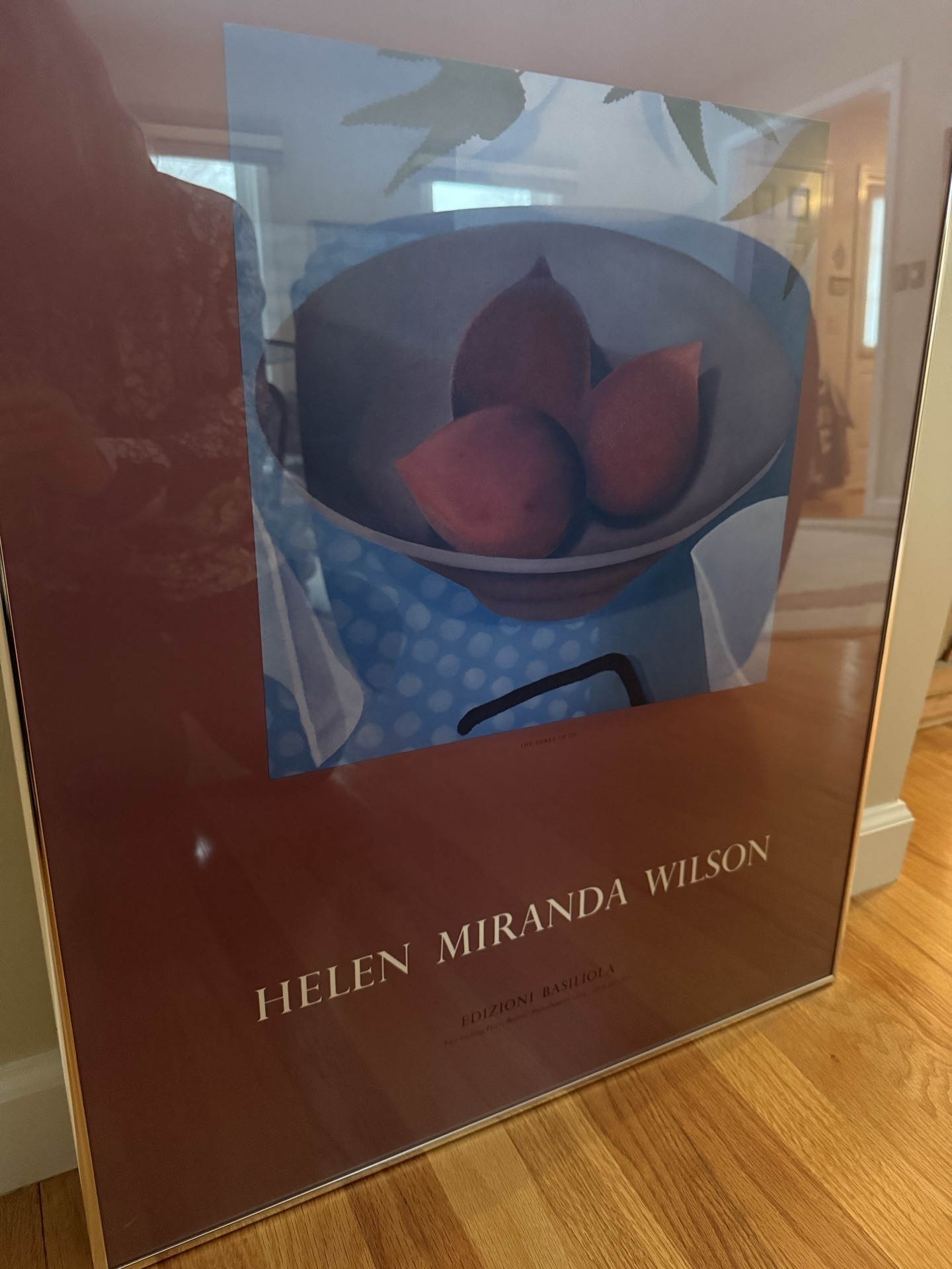 Helen Miranda Wilson framed art print with bowl of peaches - image 1 of 4