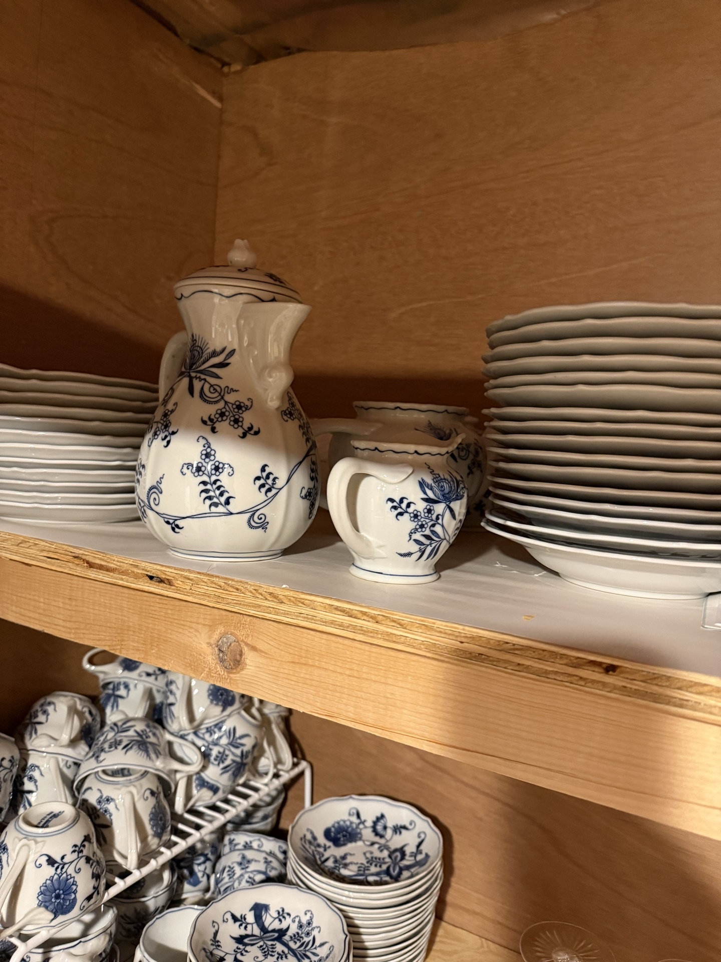 Blue Danube Blue-and-White Dinnerware and Tea Set - image 13 of 18