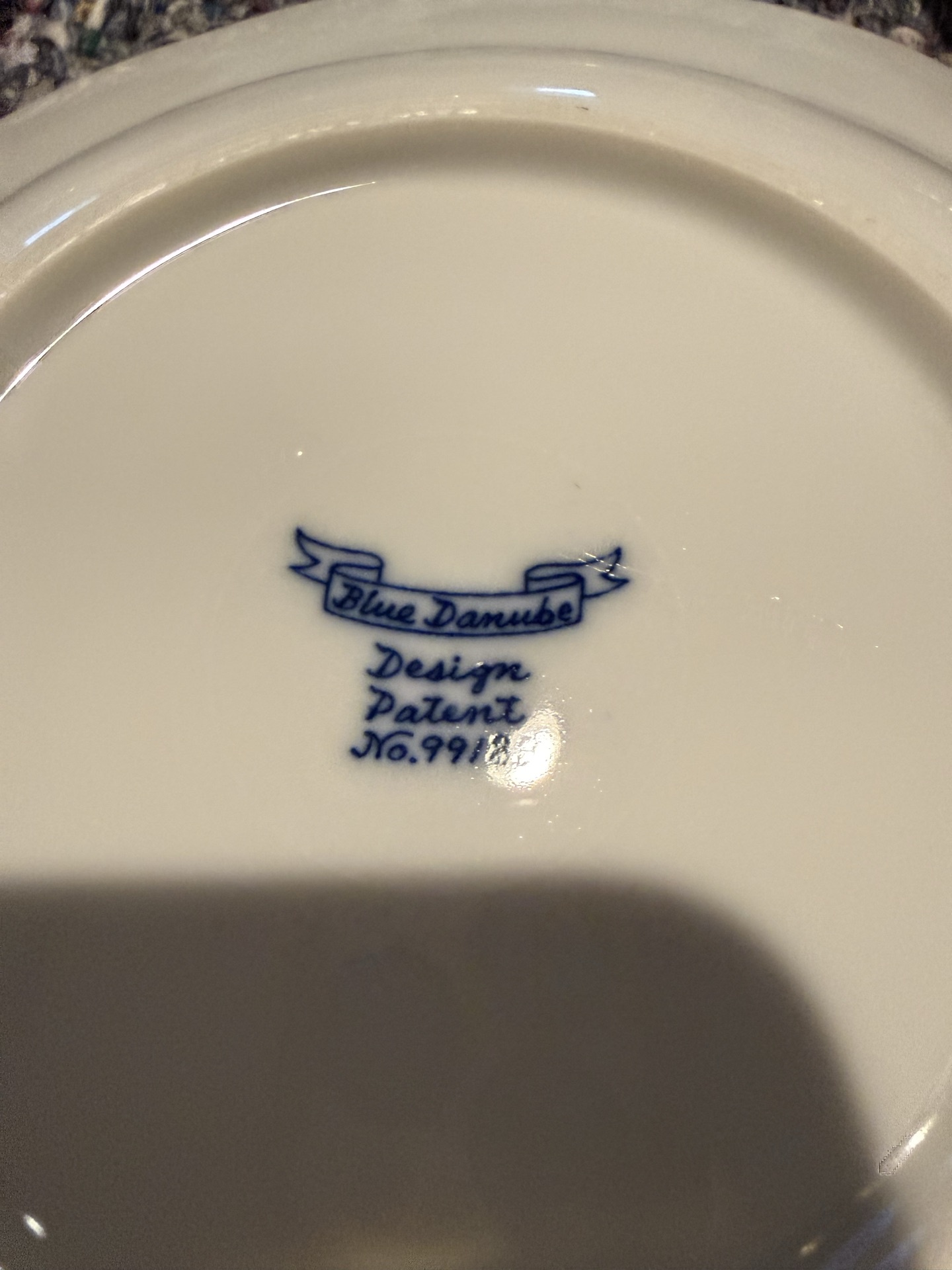 Blue Danube Blue-and-White Dinnerware and Tea Set - image 9 of 18