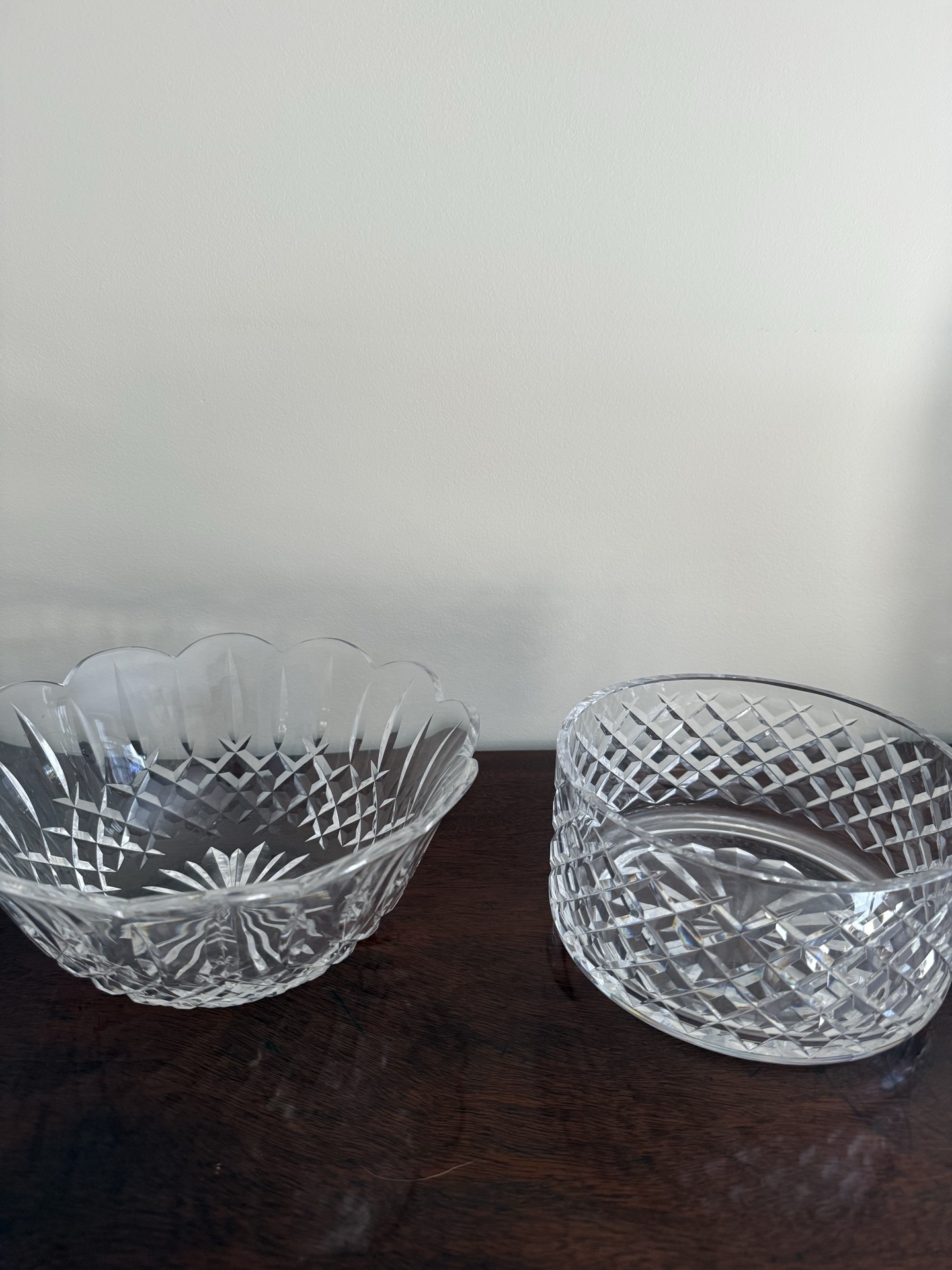 Waterford Two crystal-cut glass bowls - image 1 of 5