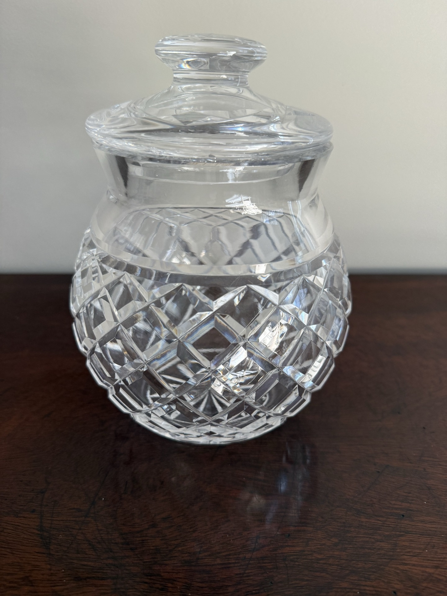 Waterford crystal covered jar - image 1 of 4