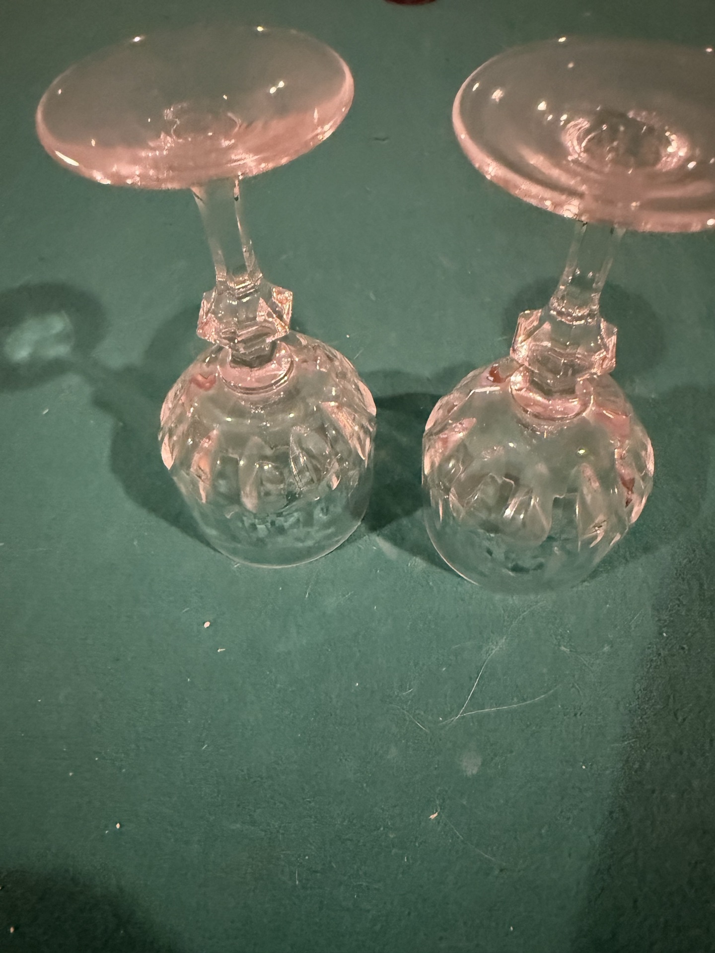 Crystal cordial glasses and stemware (11 pieces) - image 4 of 5