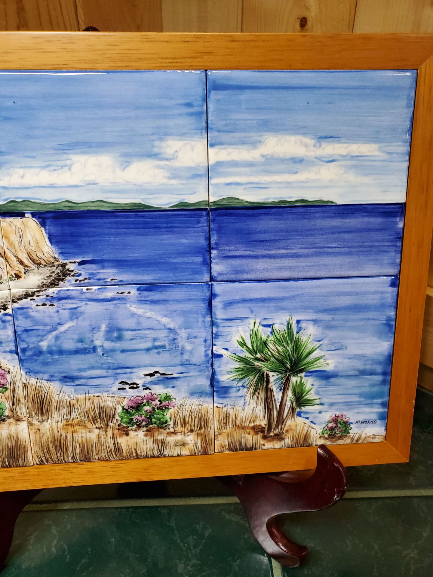Hand Painted Tiles, Coastal Scenery - image 3 of 7