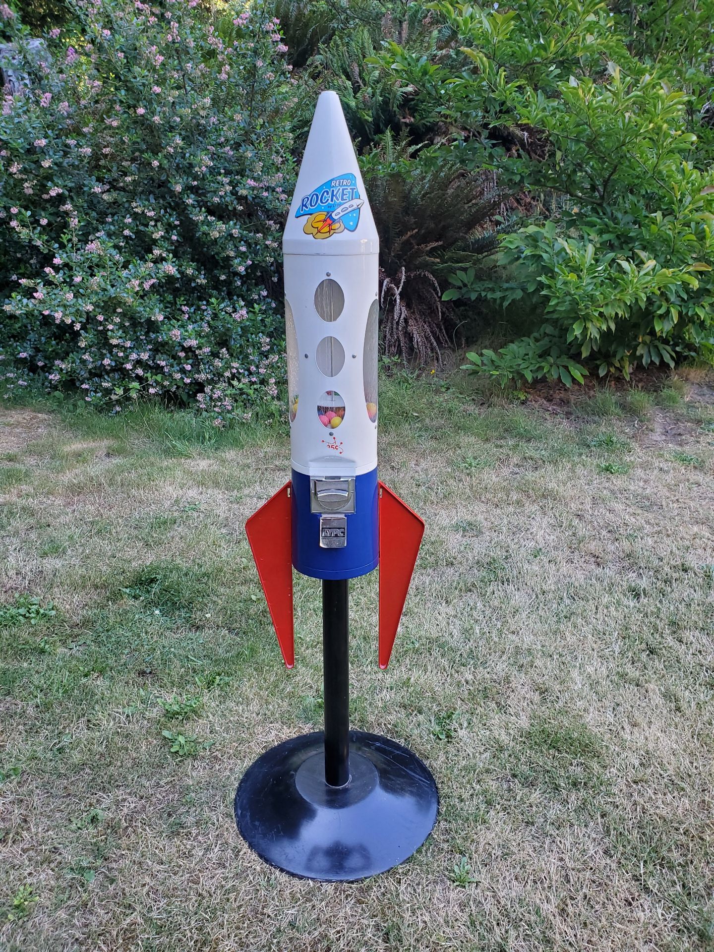 LYPC Retro Rocket Gumball Machine - image 1 of 7