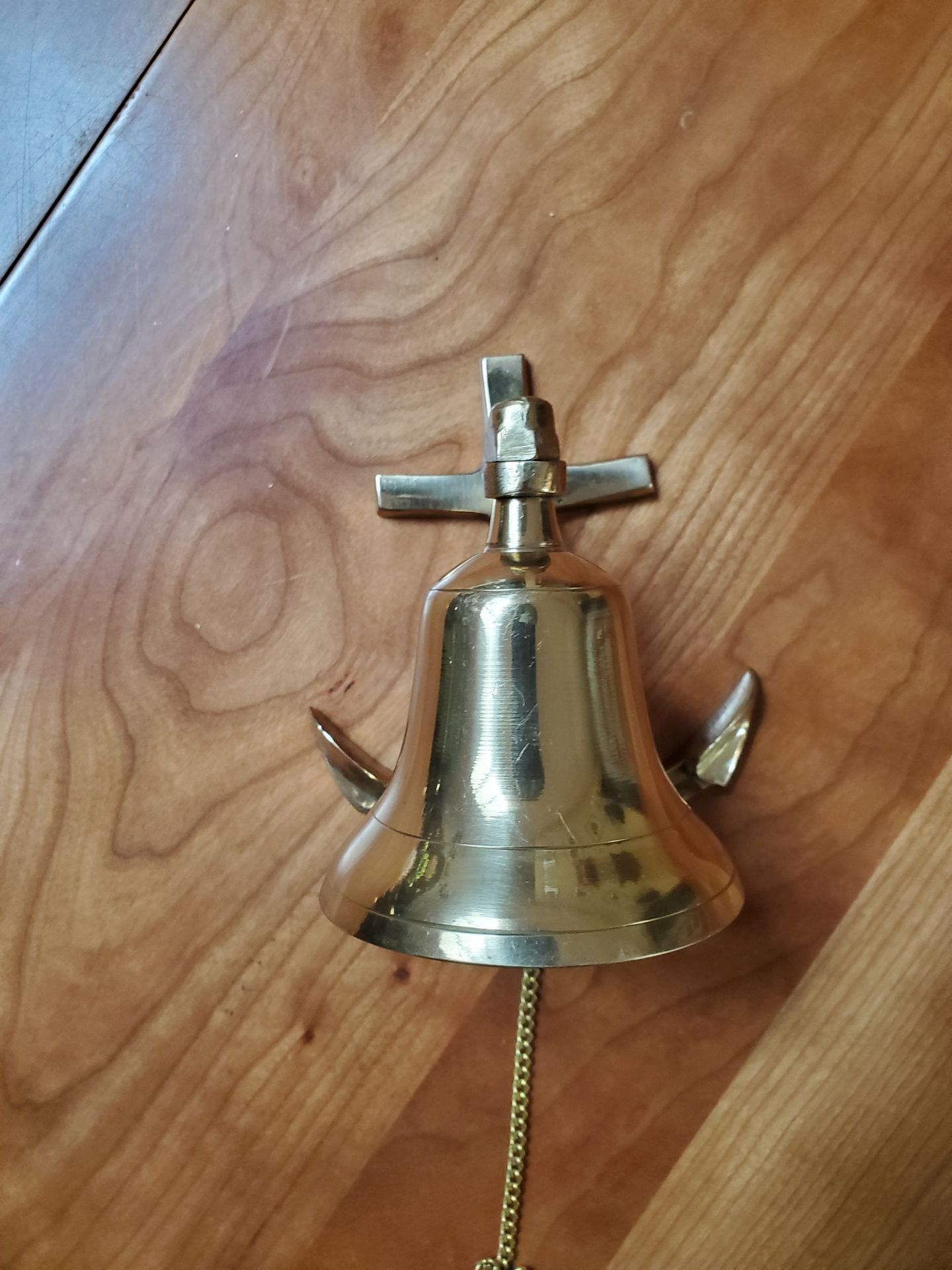 Brass Bells With Anchors - image 2 of 6