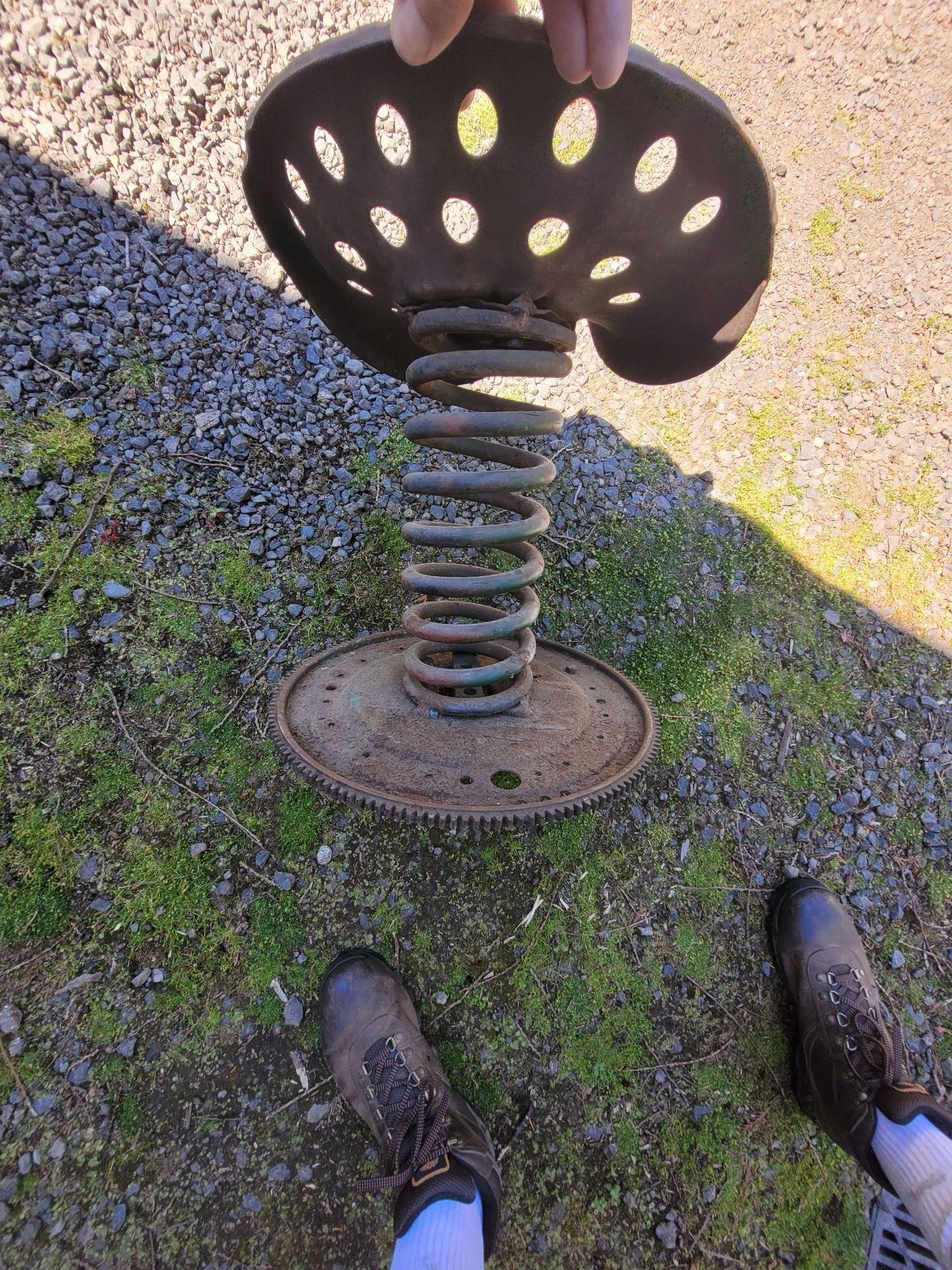 Tractor Seat Shop Stool. - image 3 of 5