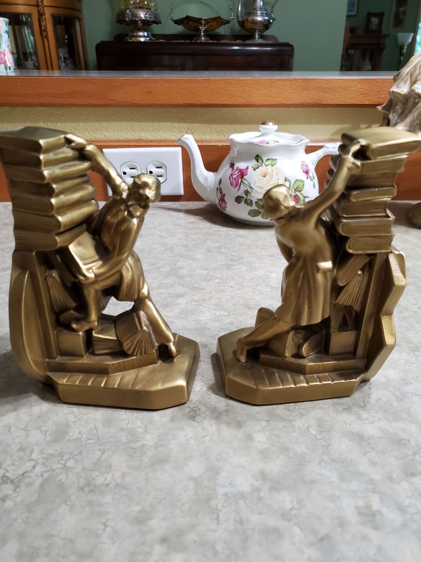 PM Craftsman "Colonial Librarian" Bookends. - image 5 of 7