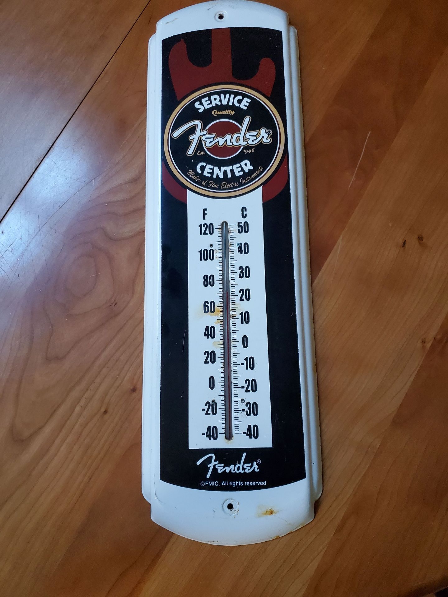 Fender Guitar Outdoor Thermometer - image 1 of 4