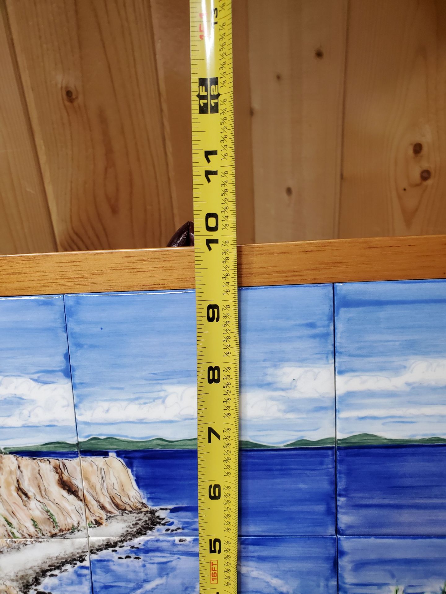 Hand Painted Tiles, Coastal Scenery - image 6 of 7