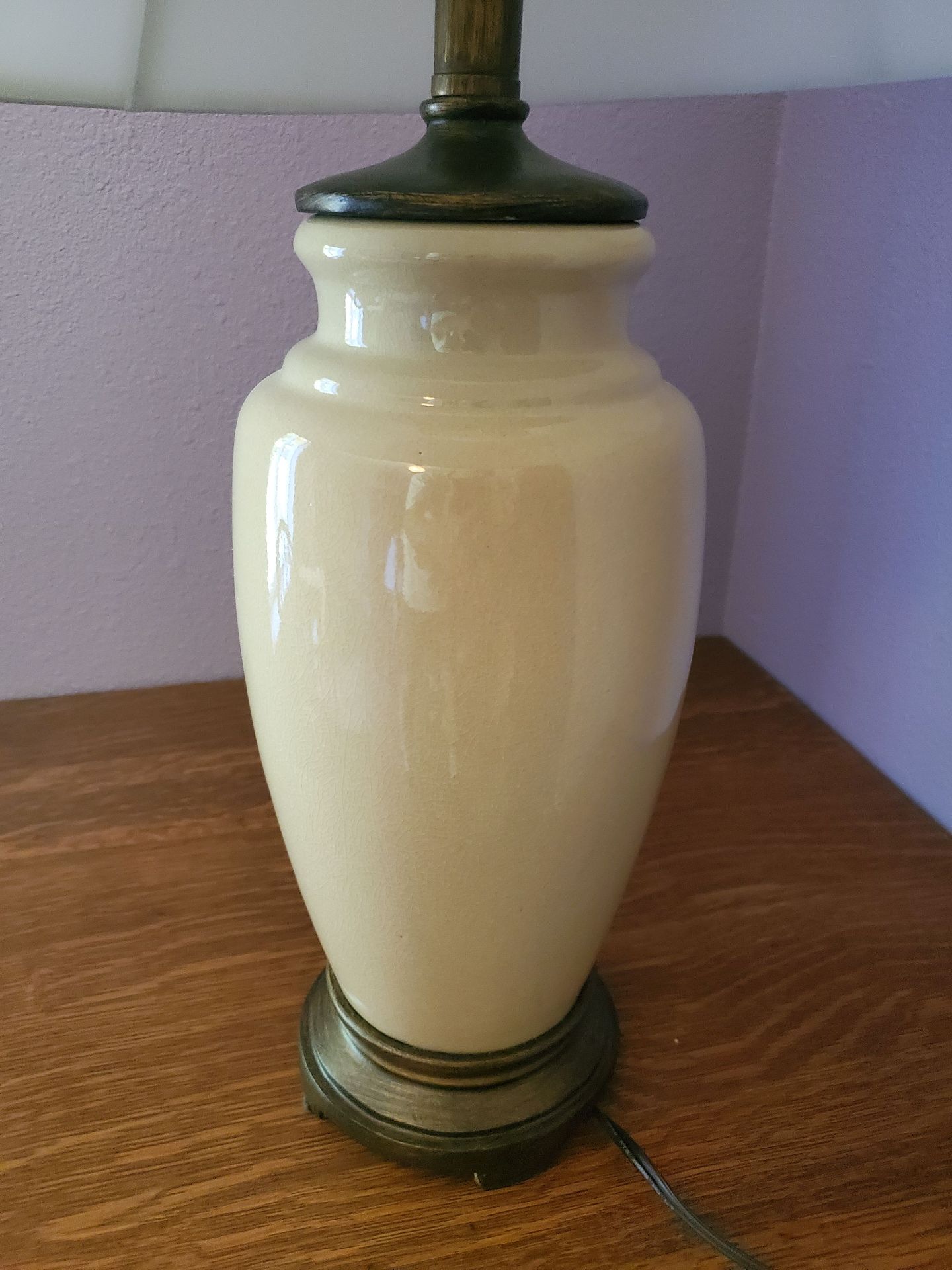 Pair of Tan Table Lamps - image 5 of 7
